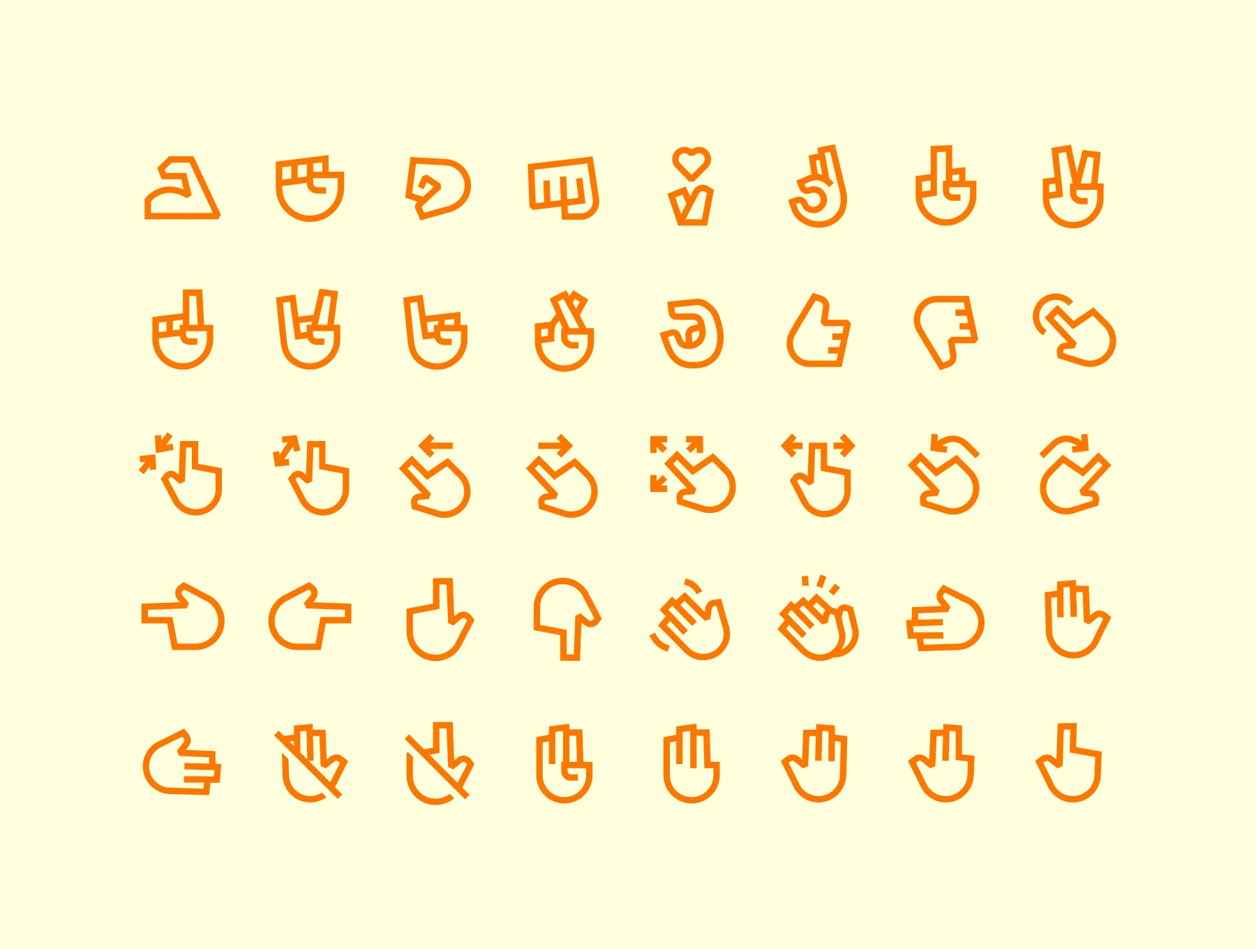 Hand Gestures Pack 6