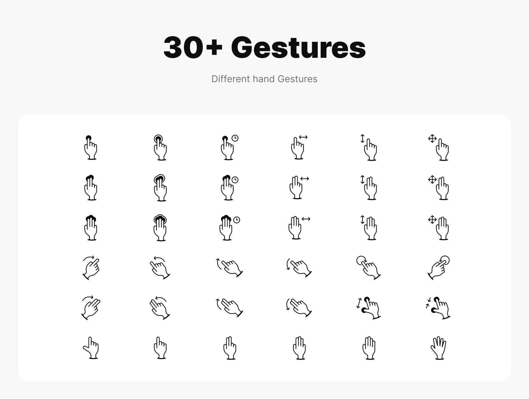 Hand Gestures Set 2