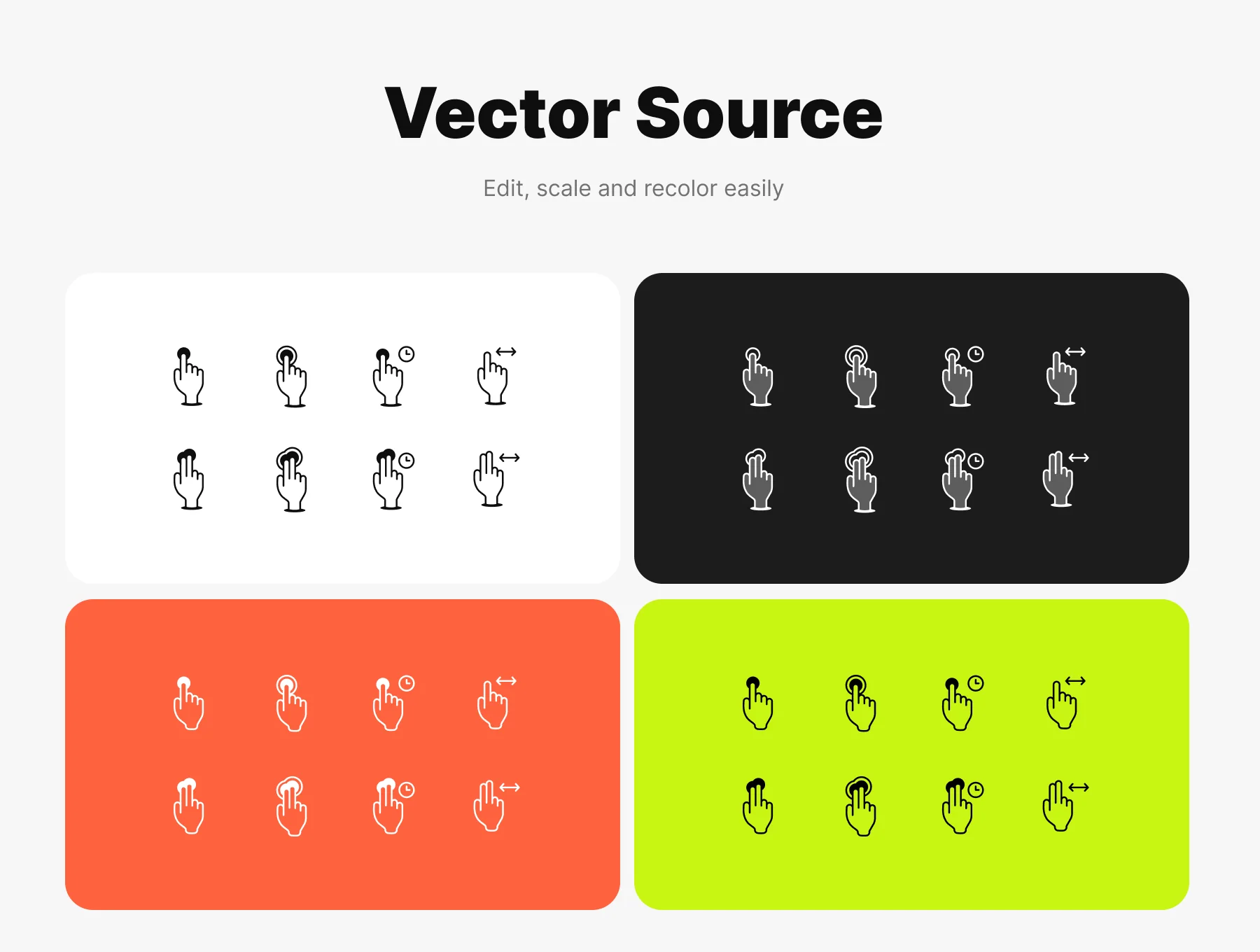 Hand Gestures Set 3