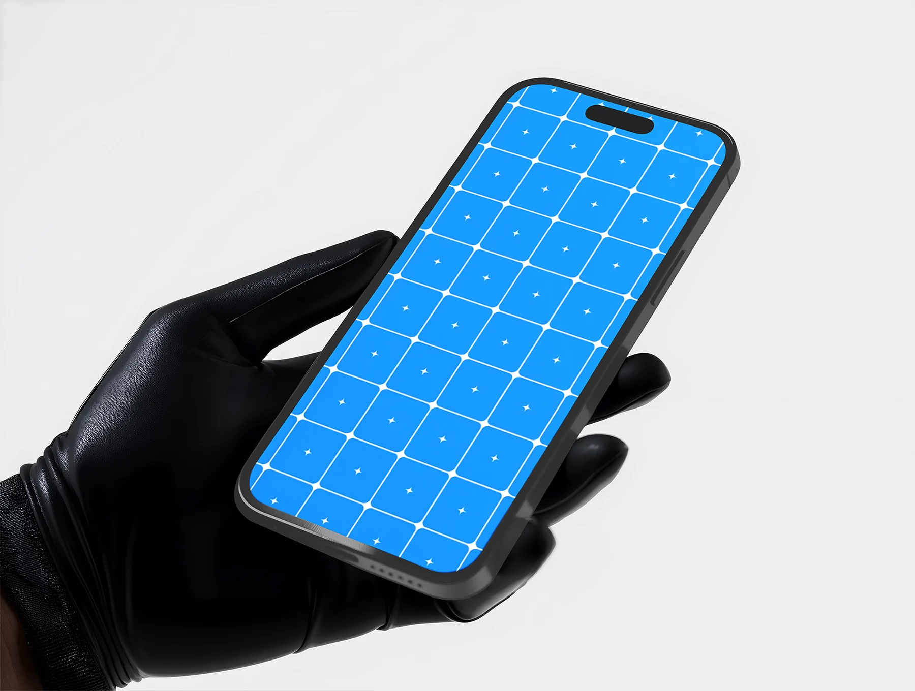 Iphone 17 Pro Max in Hand Wearing Gloves Mockup Set - 09 Scene 7