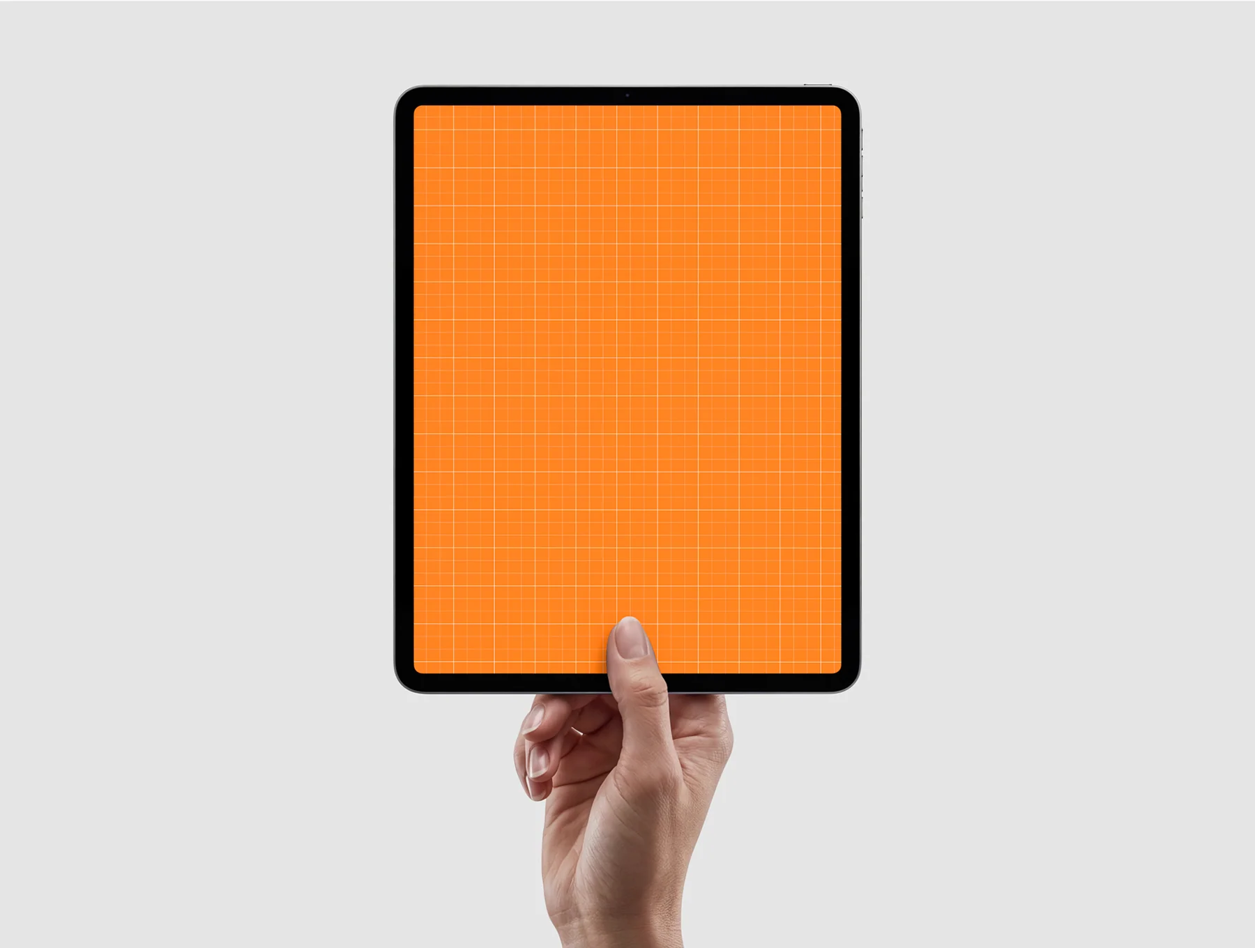 Hand Holding Tablet Mockup 3