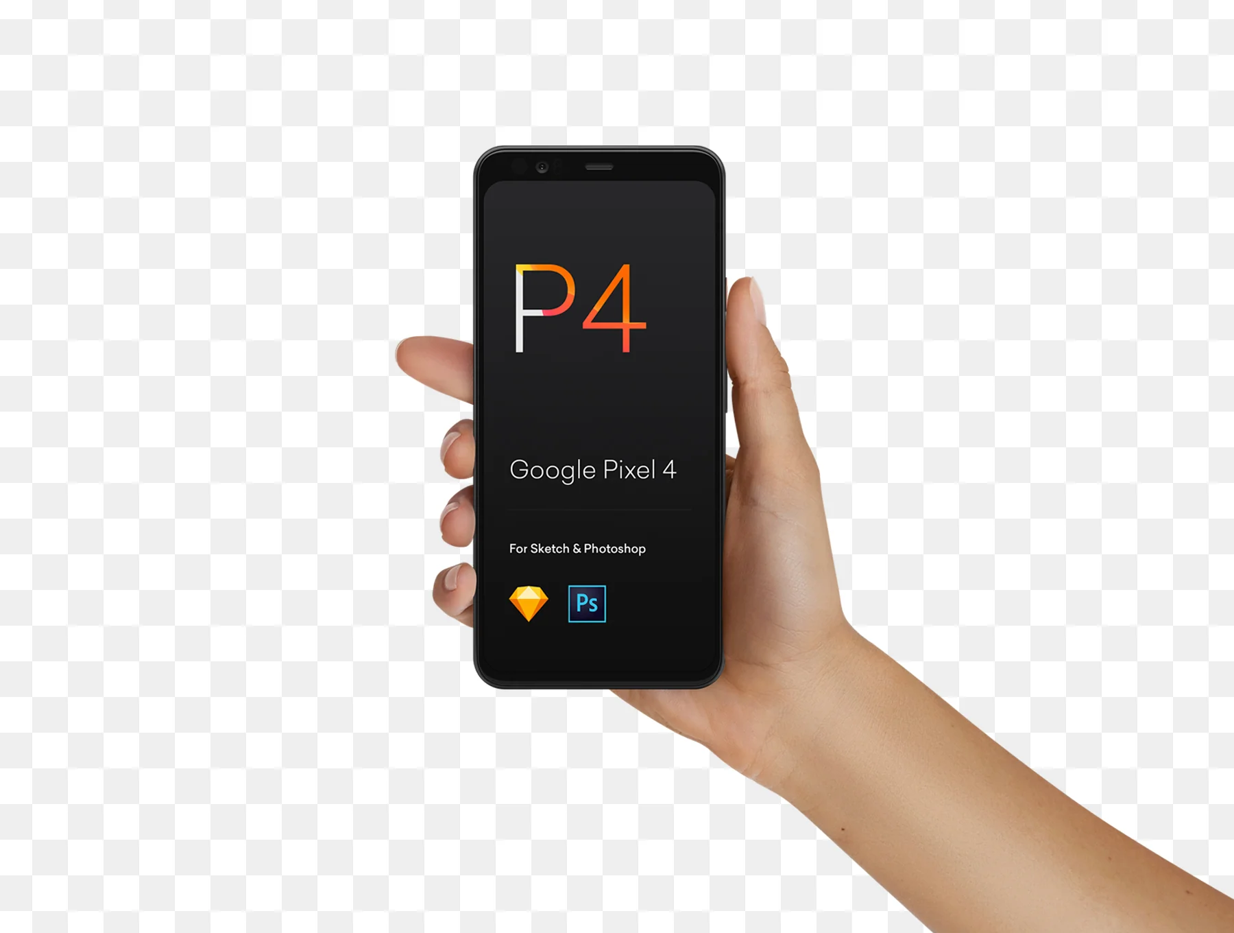 Hand Mockups iPhone 11, S10, Pixel 4 6