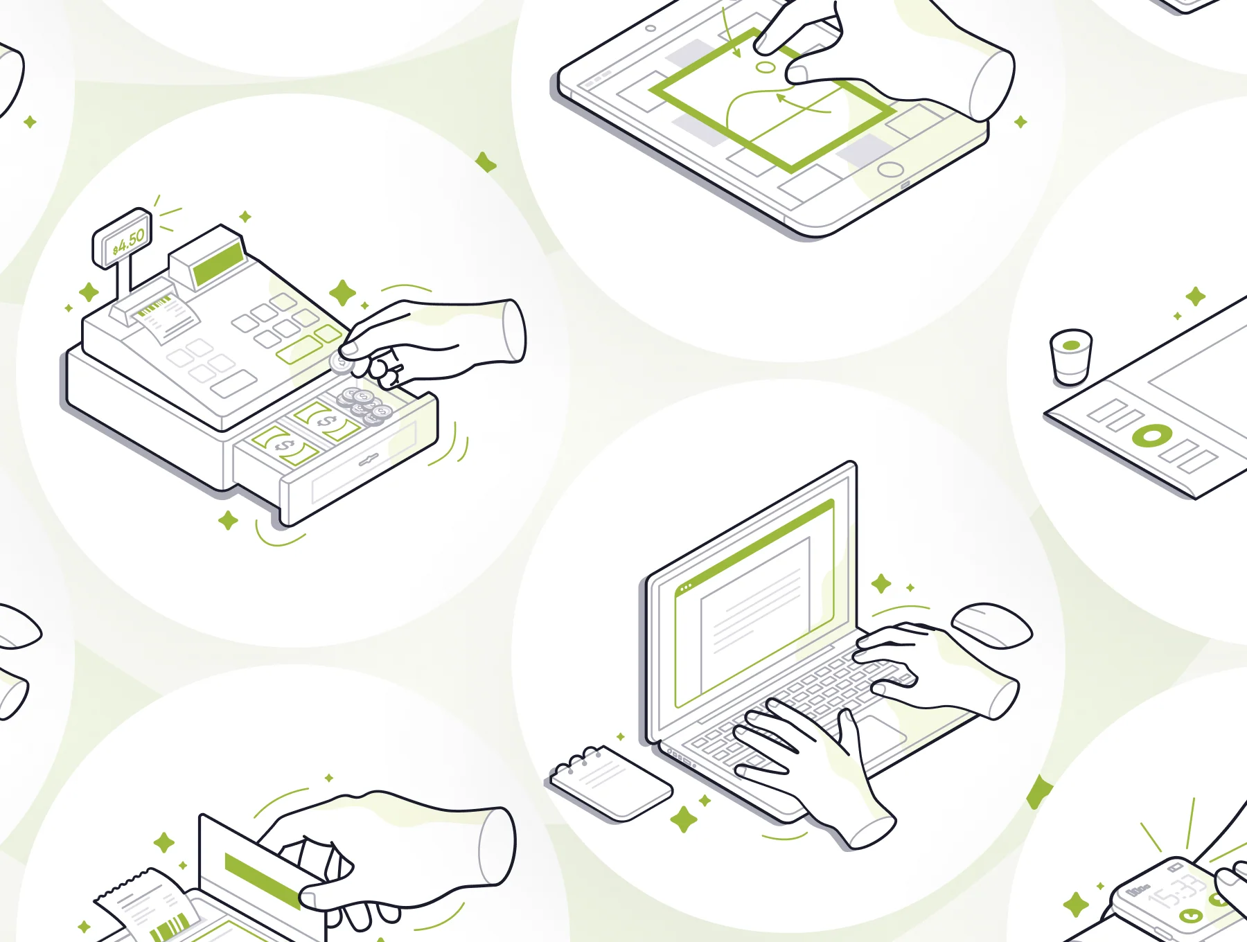 Handly - Hand Activity & Gesture Illustration 7