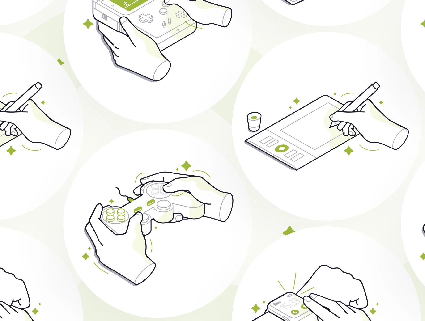 Handly - Hand Activity & Gesture Illustration 8