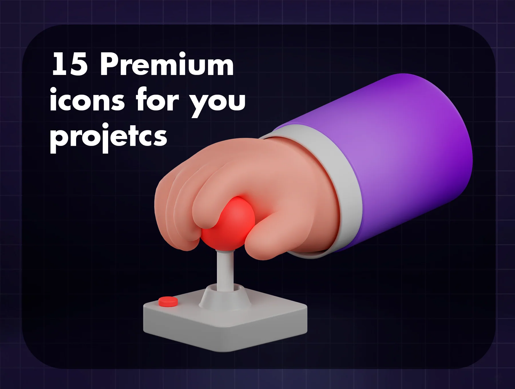 HANDS 3D Icons Set 2