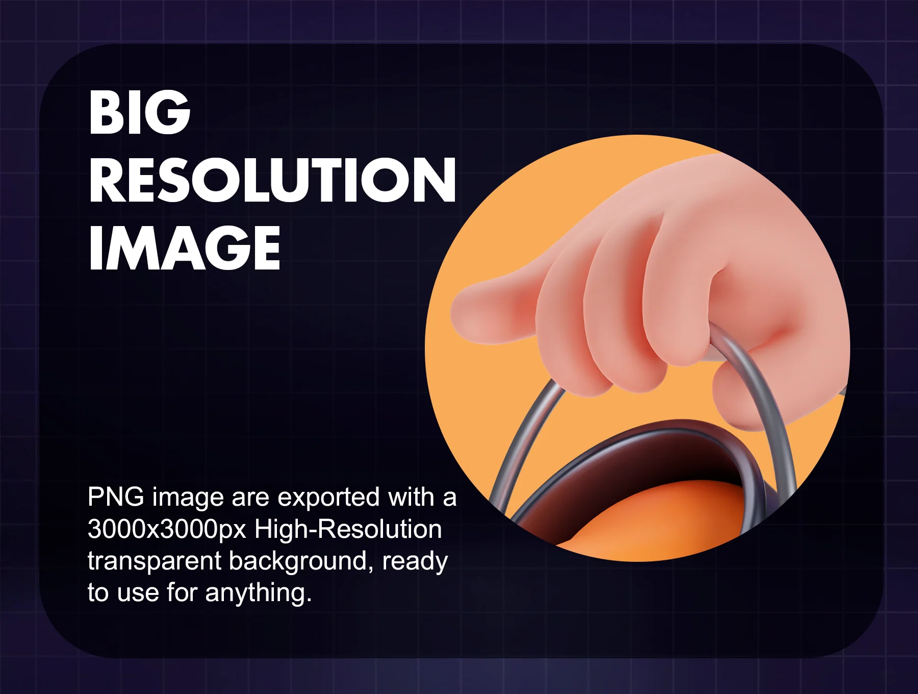 HANDS 3D Icons Set 3