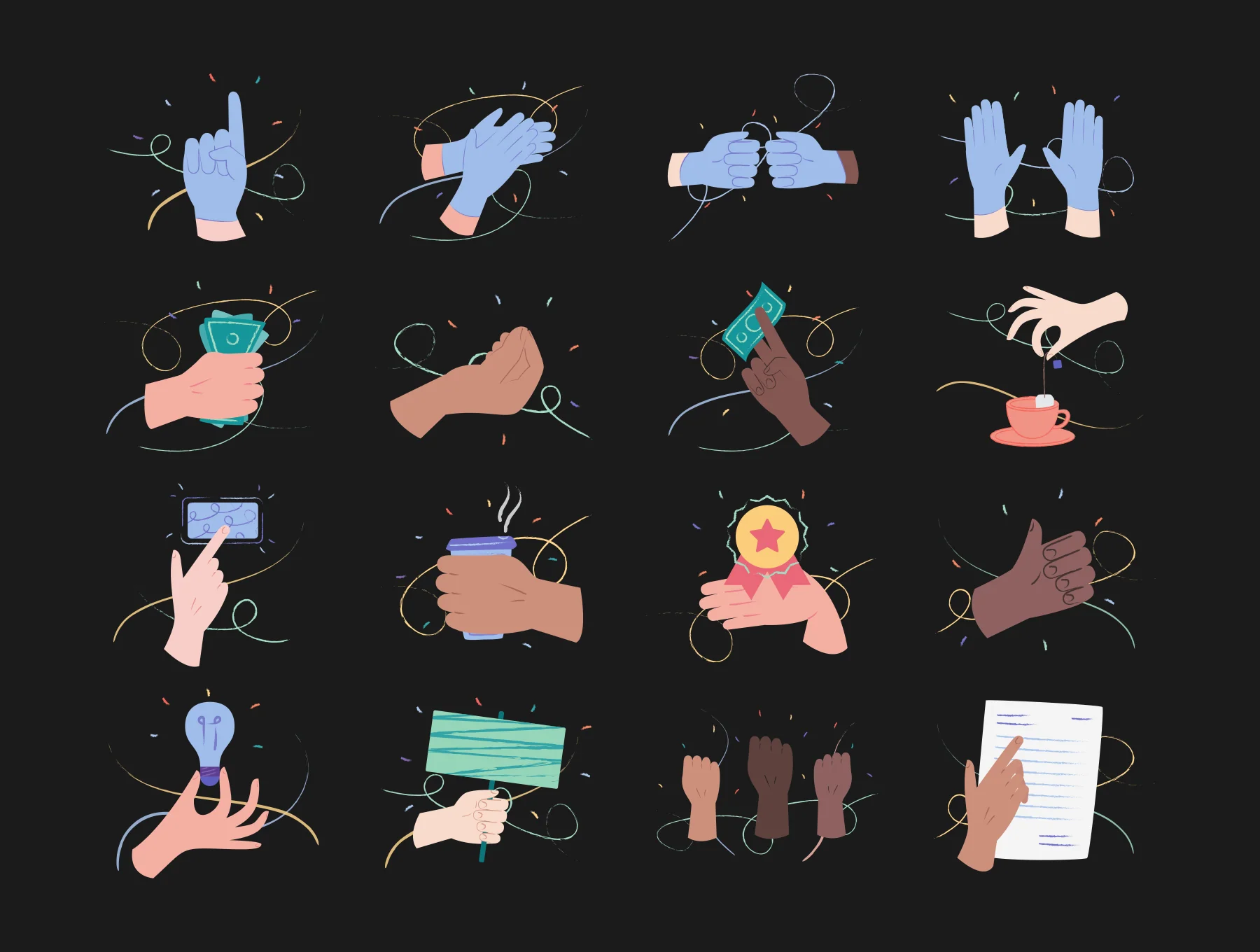 Hands Illustrations 2.0 7