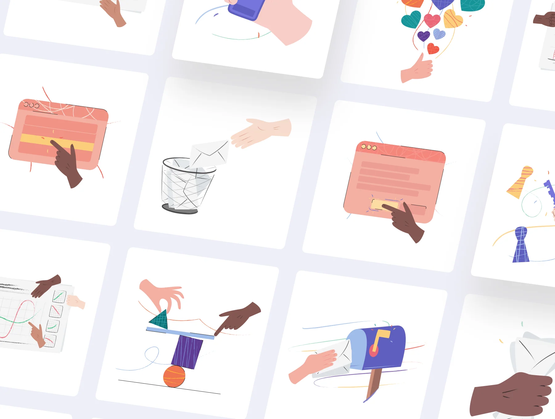Hands Illustrations 7