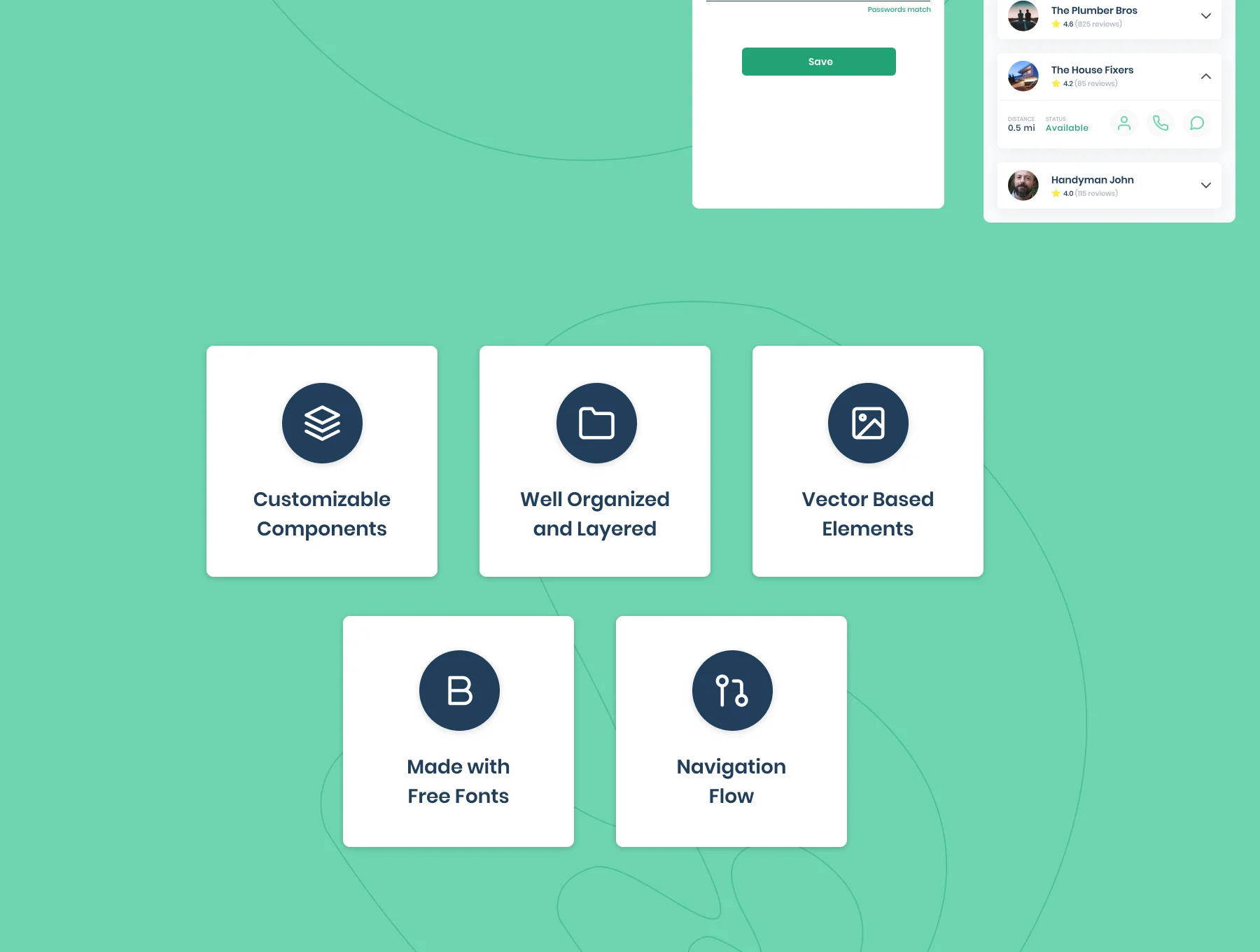 Handyman Services App UI Kit 3