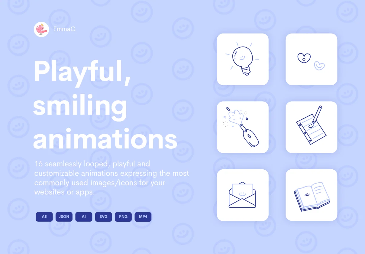 Happy Animated Icons