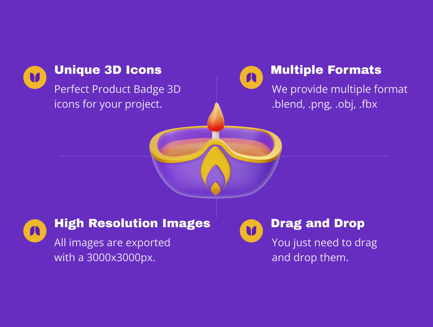 Happy Diwali 3D Illustration 2