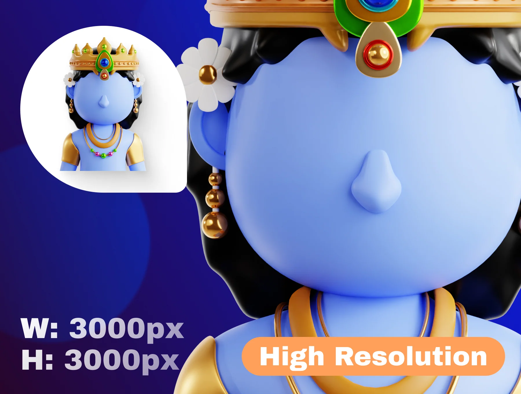 Happy Holi 3D Icon Set 2