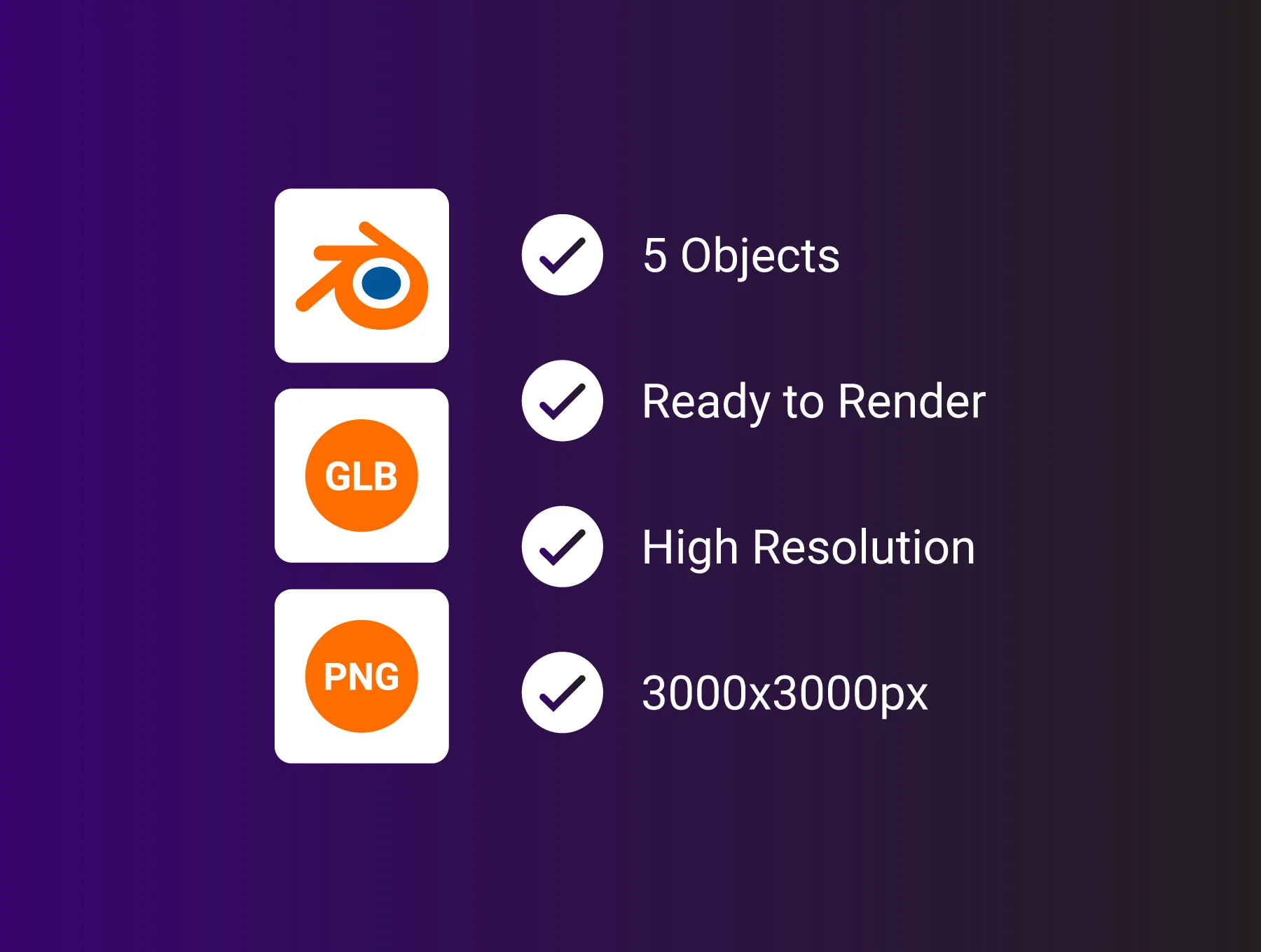 Happy New Year 3D Icon Pack 3