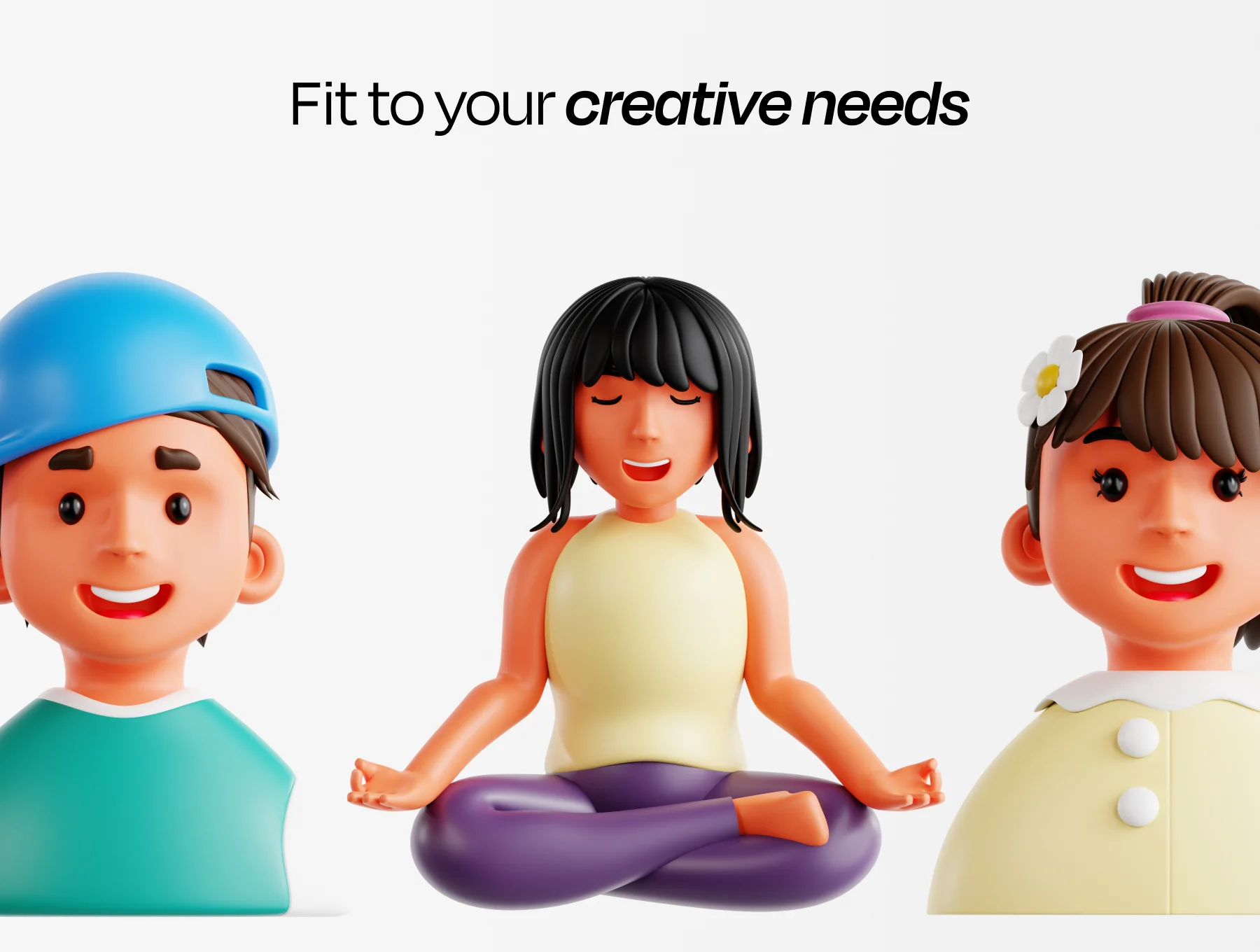 Happy Spring 3D Icon Set 4