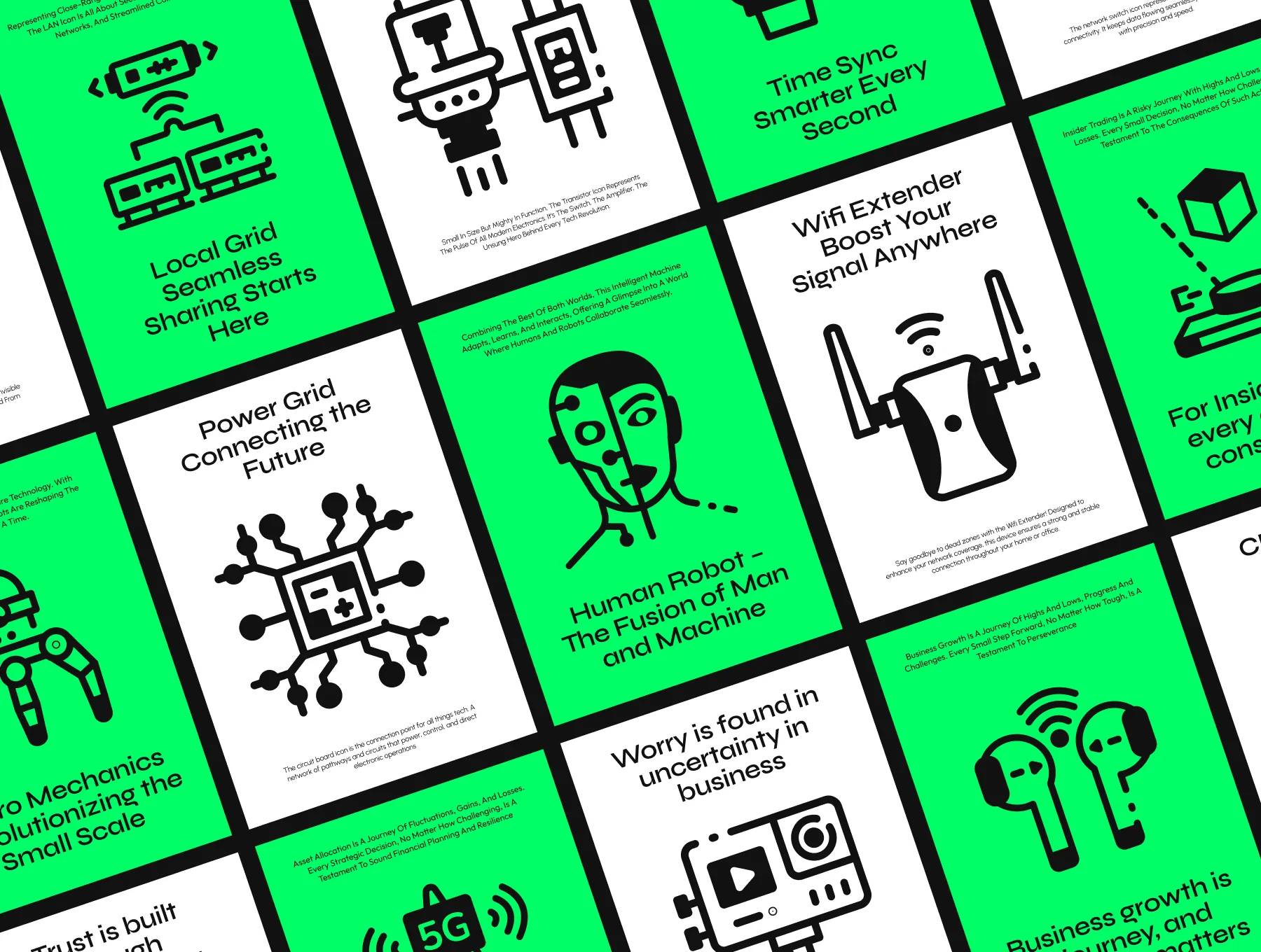 Hardware and Technology Icon Set 3