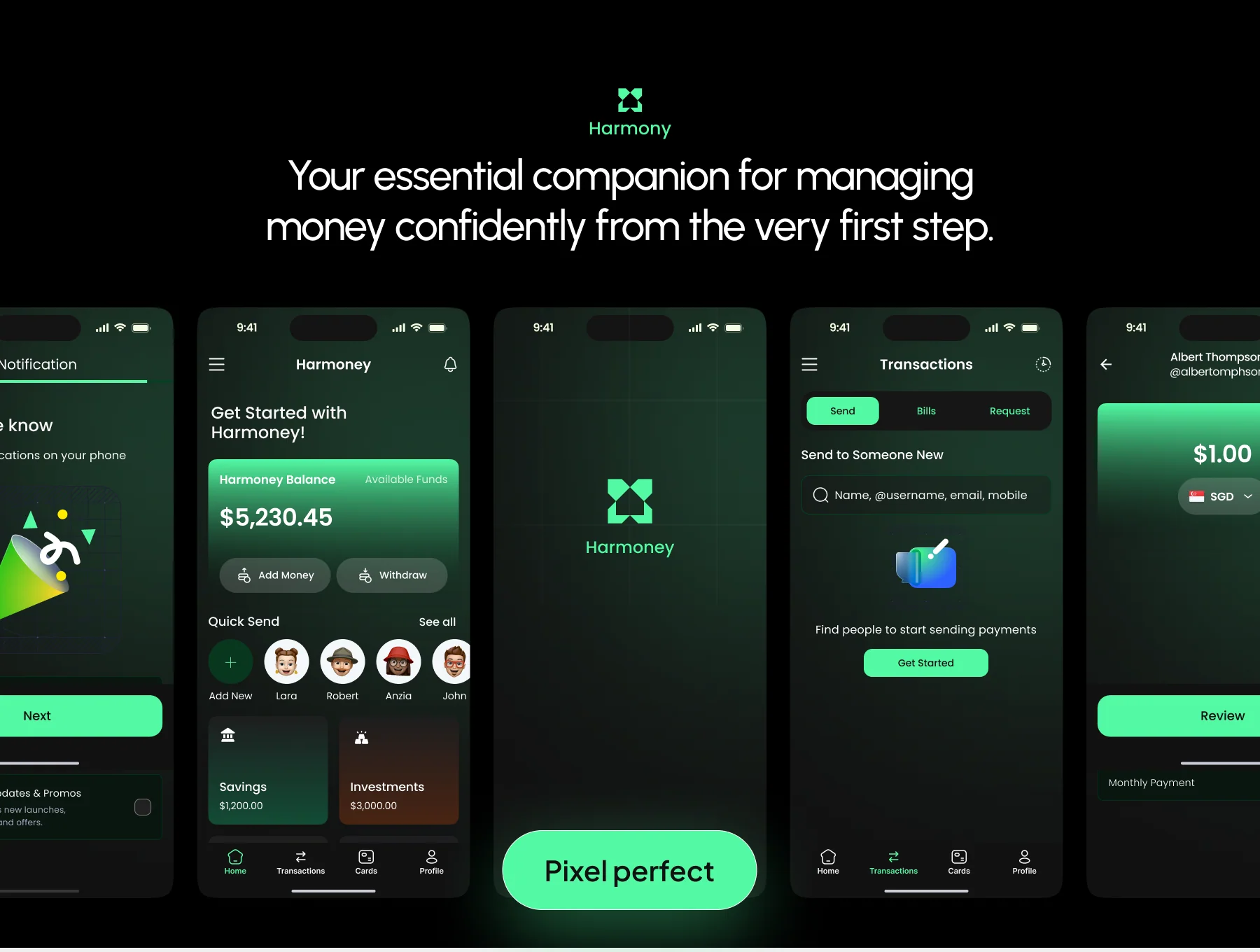 Harmoney: A Finance App 5