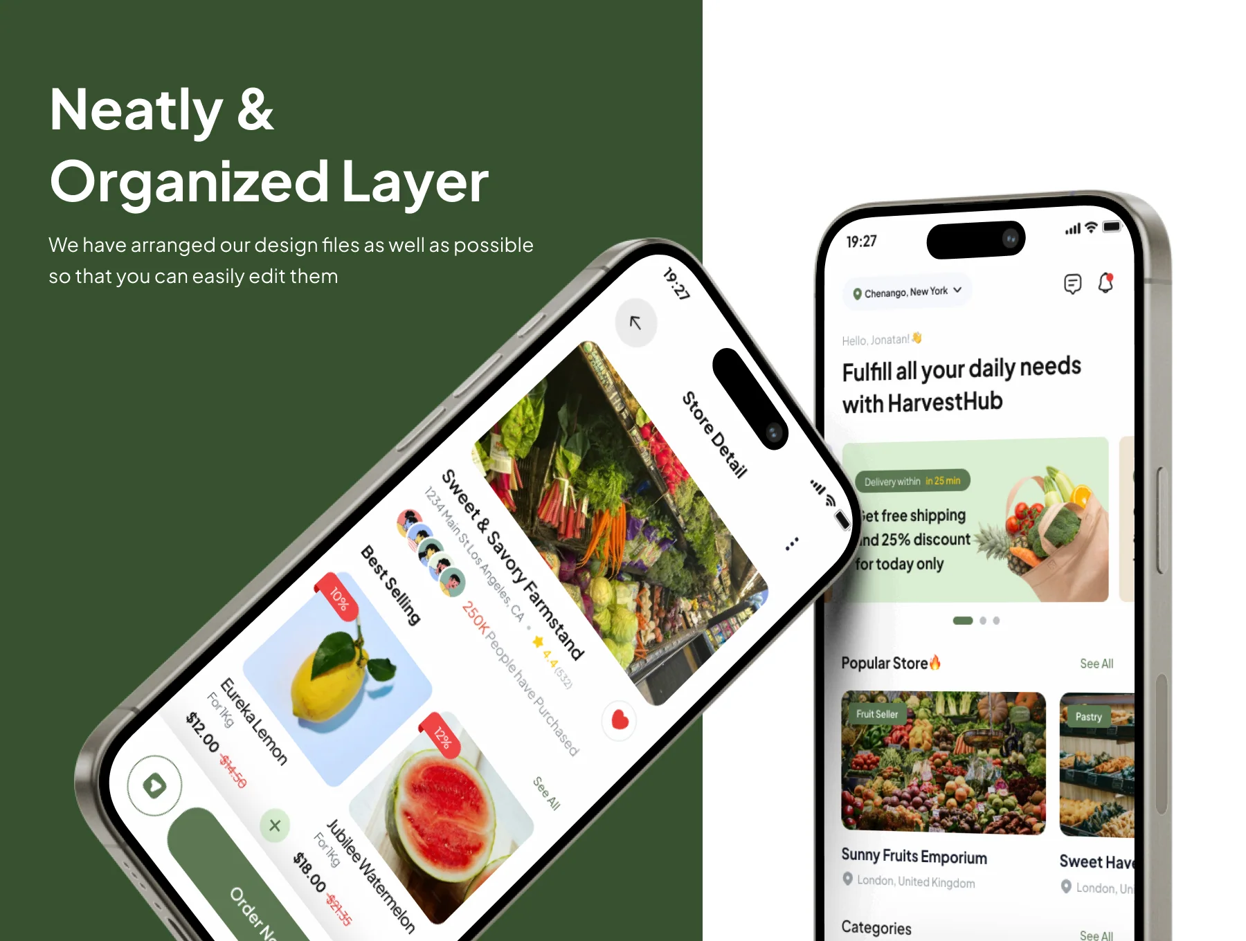 HarvestHub - Ecommerce Grocery Premium UI KIts App 3