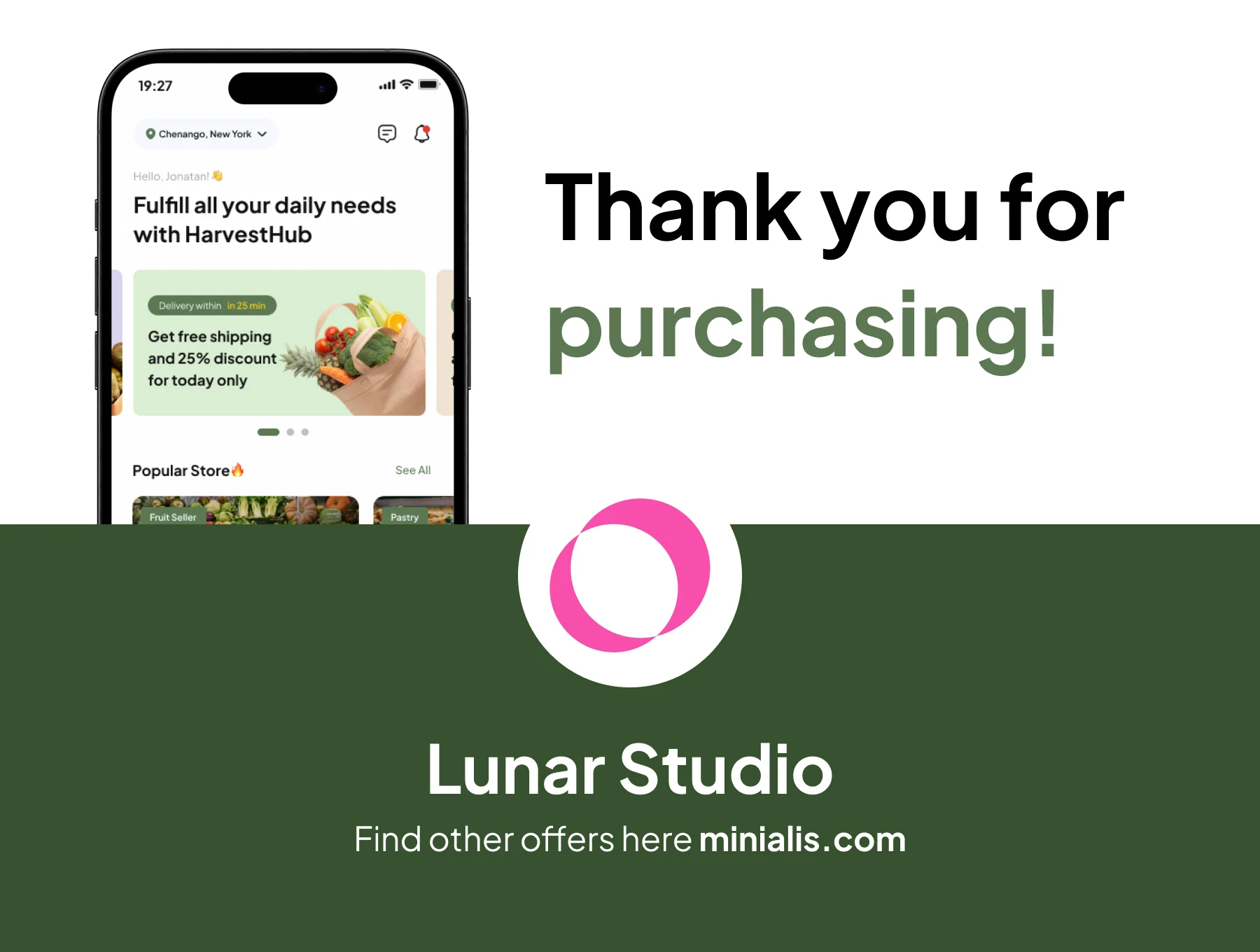 HarvestHub - Ecommerce Grocery Premium UI KIts App 6
