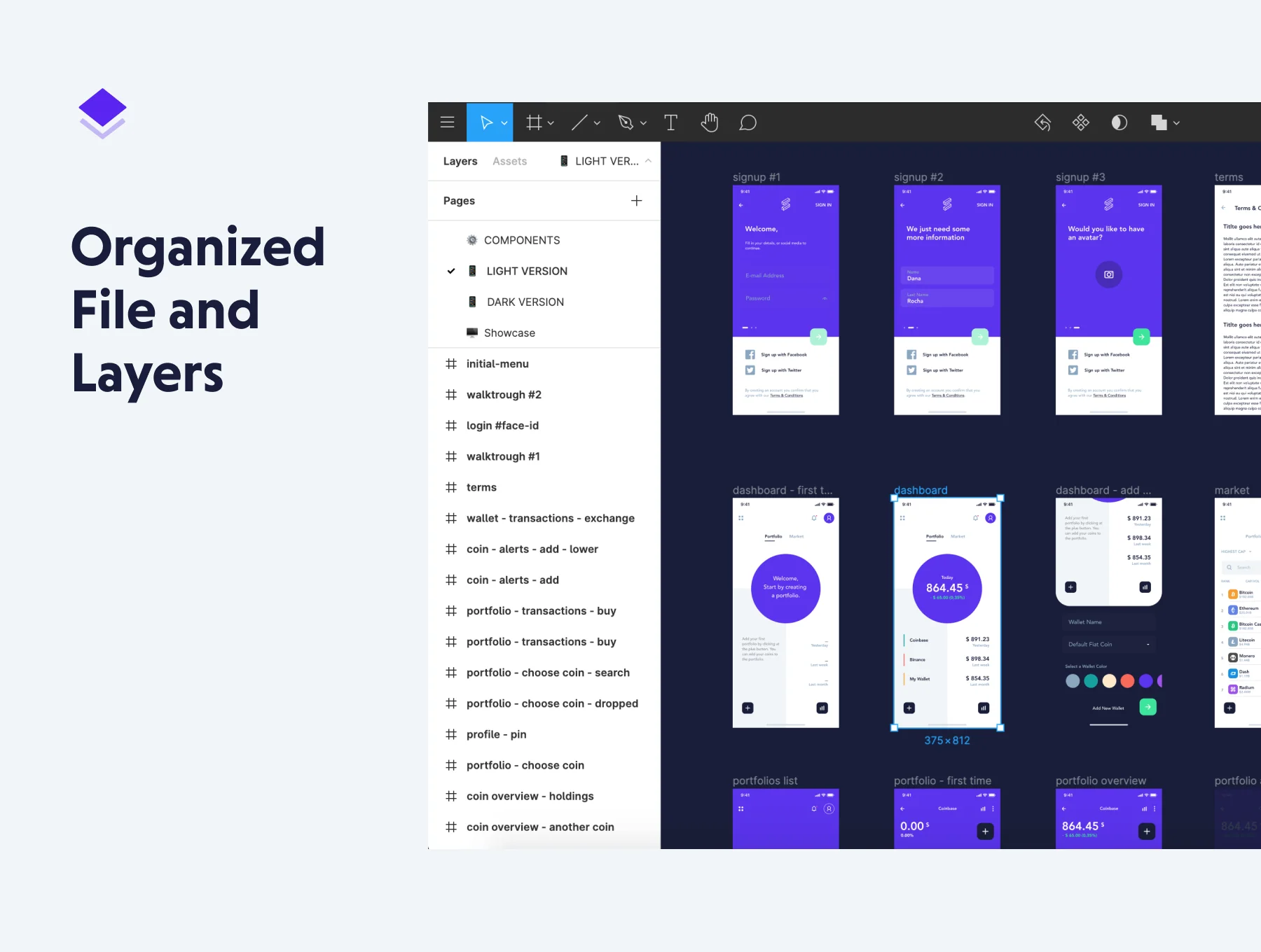 Hashed Wallet UI Kit 3