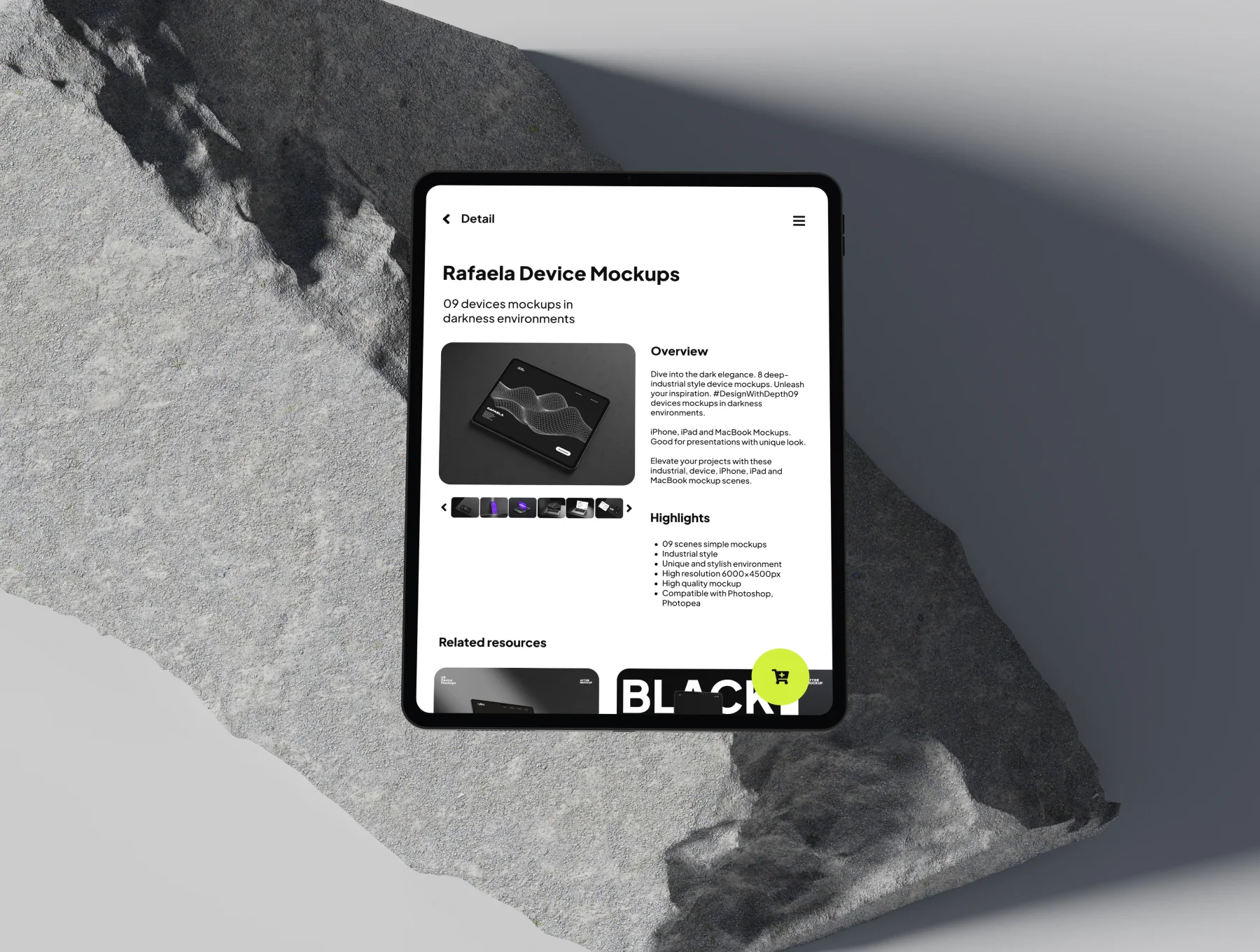 Hasnia Device Mockups