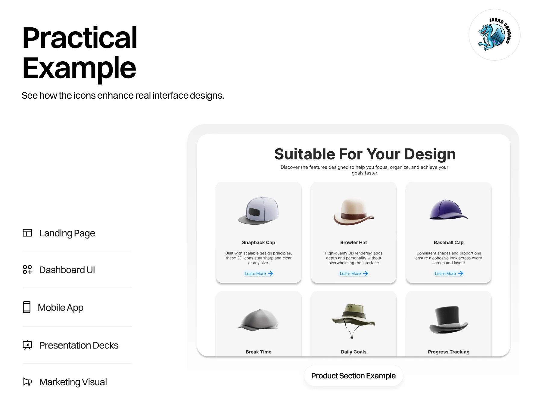 Hat 3D Icon Set 4