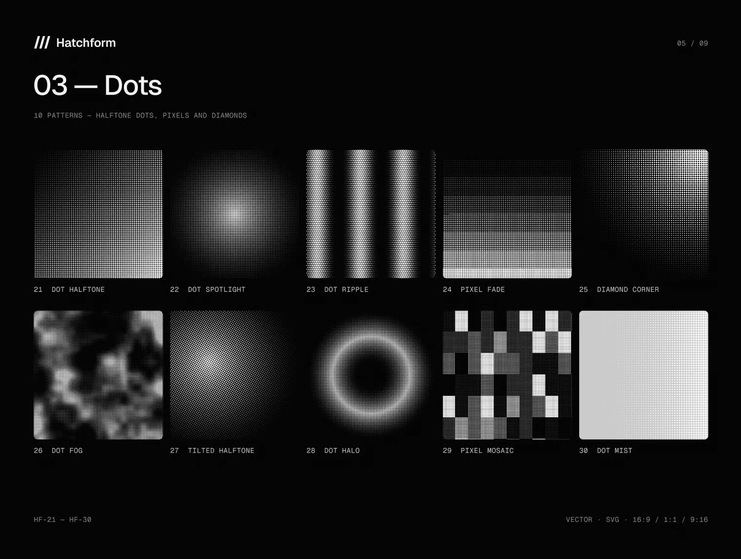 Hatchform — Vector Line Pattern Backgrounds 5