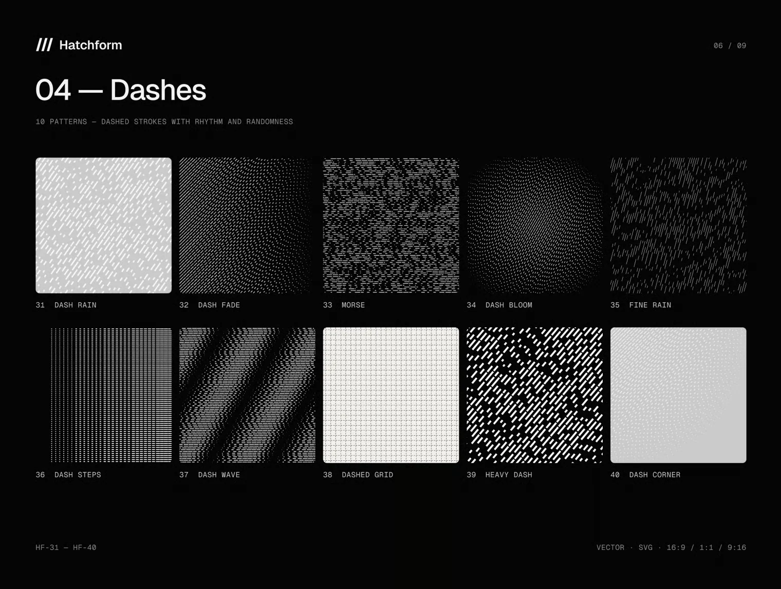 Hatchform — Vector Line Pattern Backgrounds 6