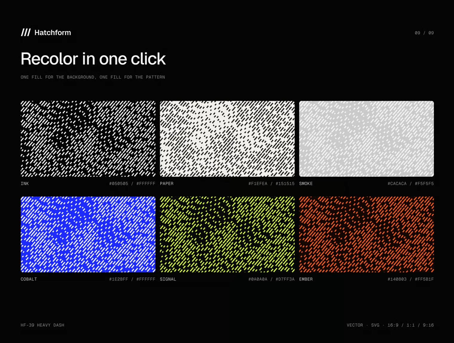 Hatchform — Vector Line Pattern Backgrounds 8
