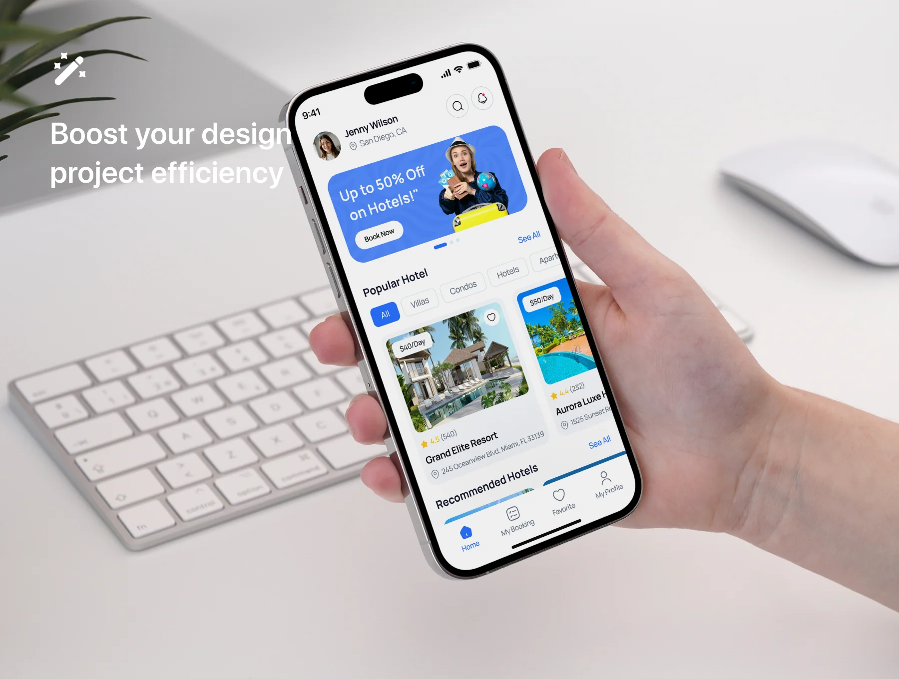 Havenly Hotel Booking  Mobile App UI Kit 4