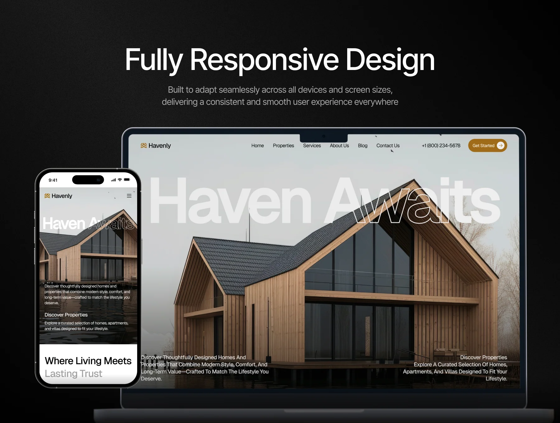 Havenly - Real Estate Website UI Kit 7