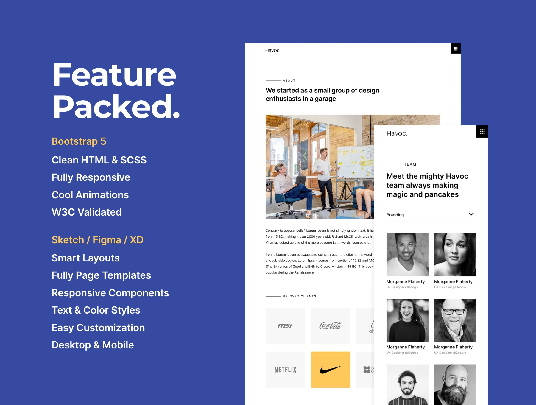 Havoc Agency Template for Bootstrap 5 2