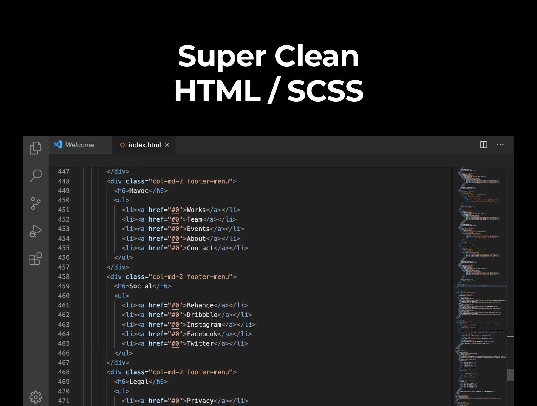 Havoc Agency Template for Bootstrap 5 4
