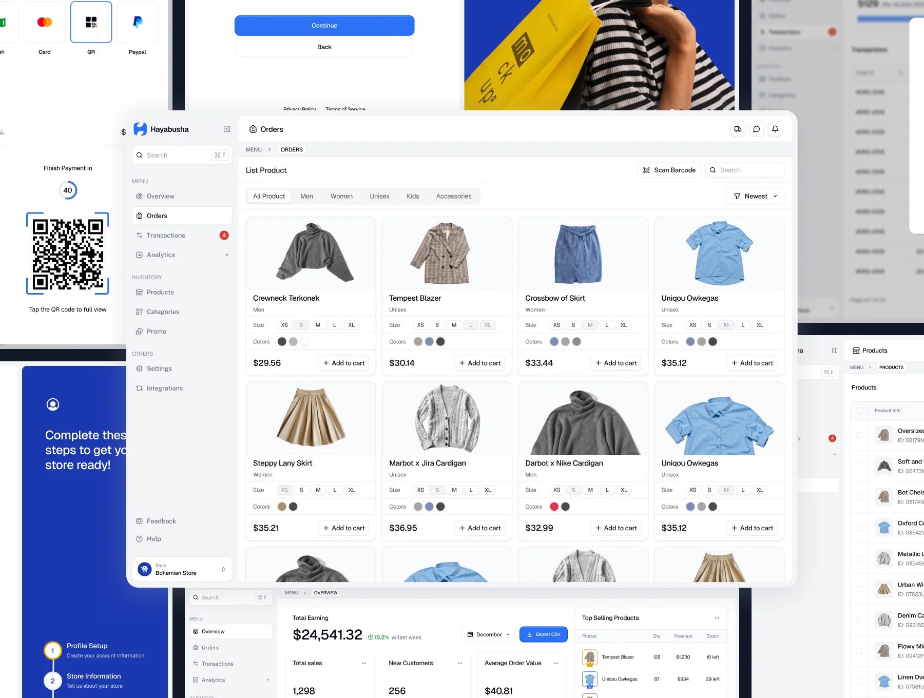 Hayabusha – POS (Point Of Sales) UI Kit 7