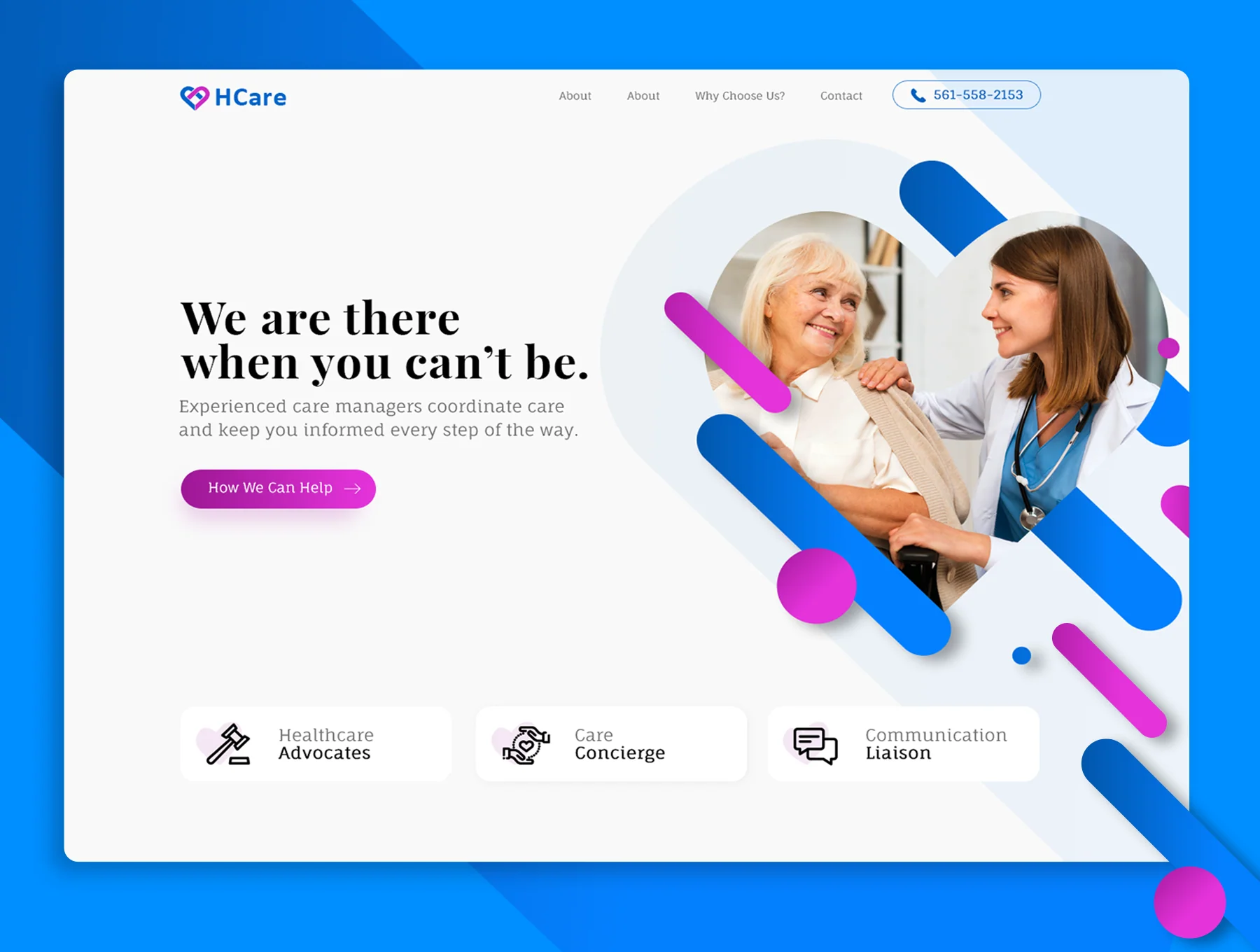 HCare Landing page 2