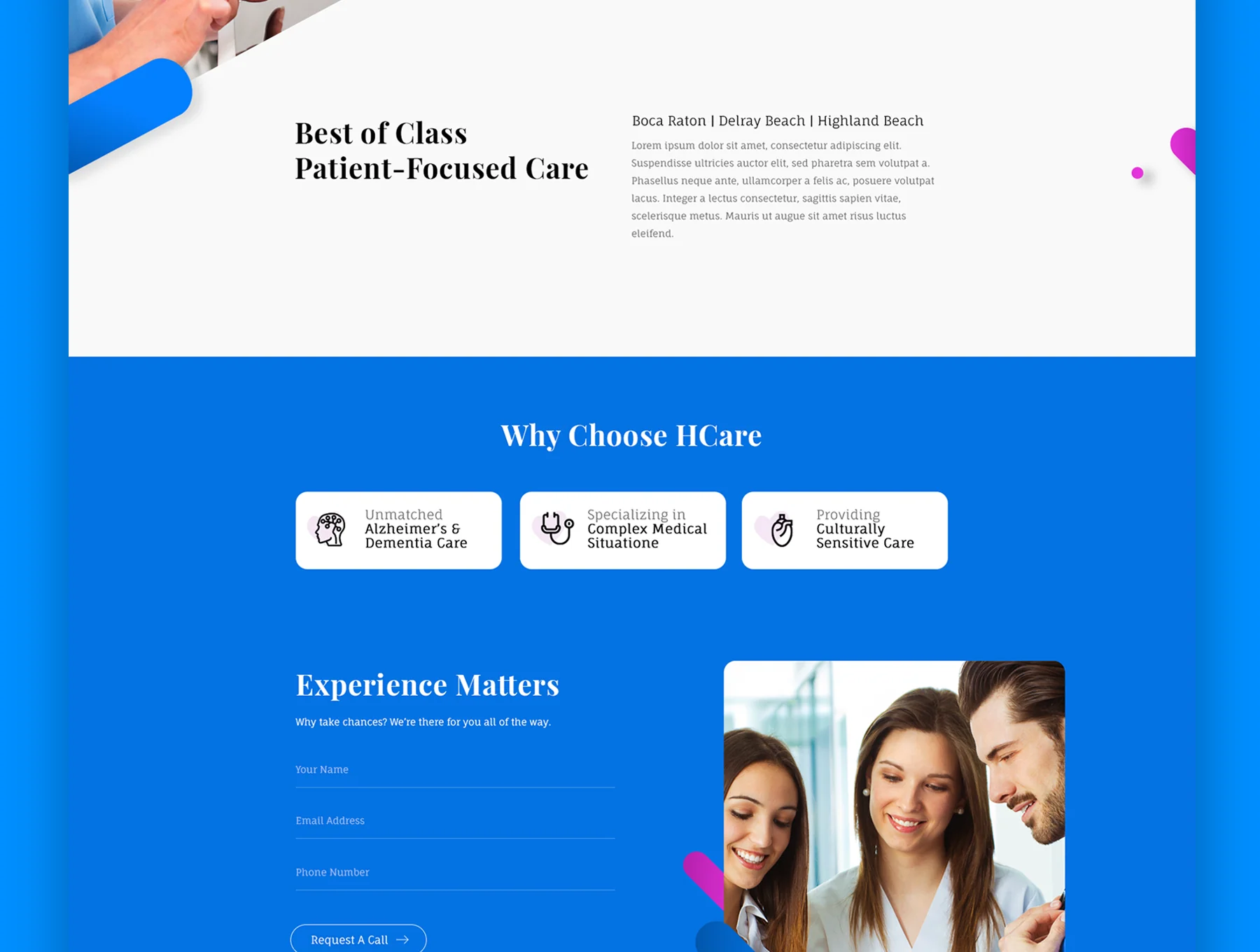 HCare Landing page 5