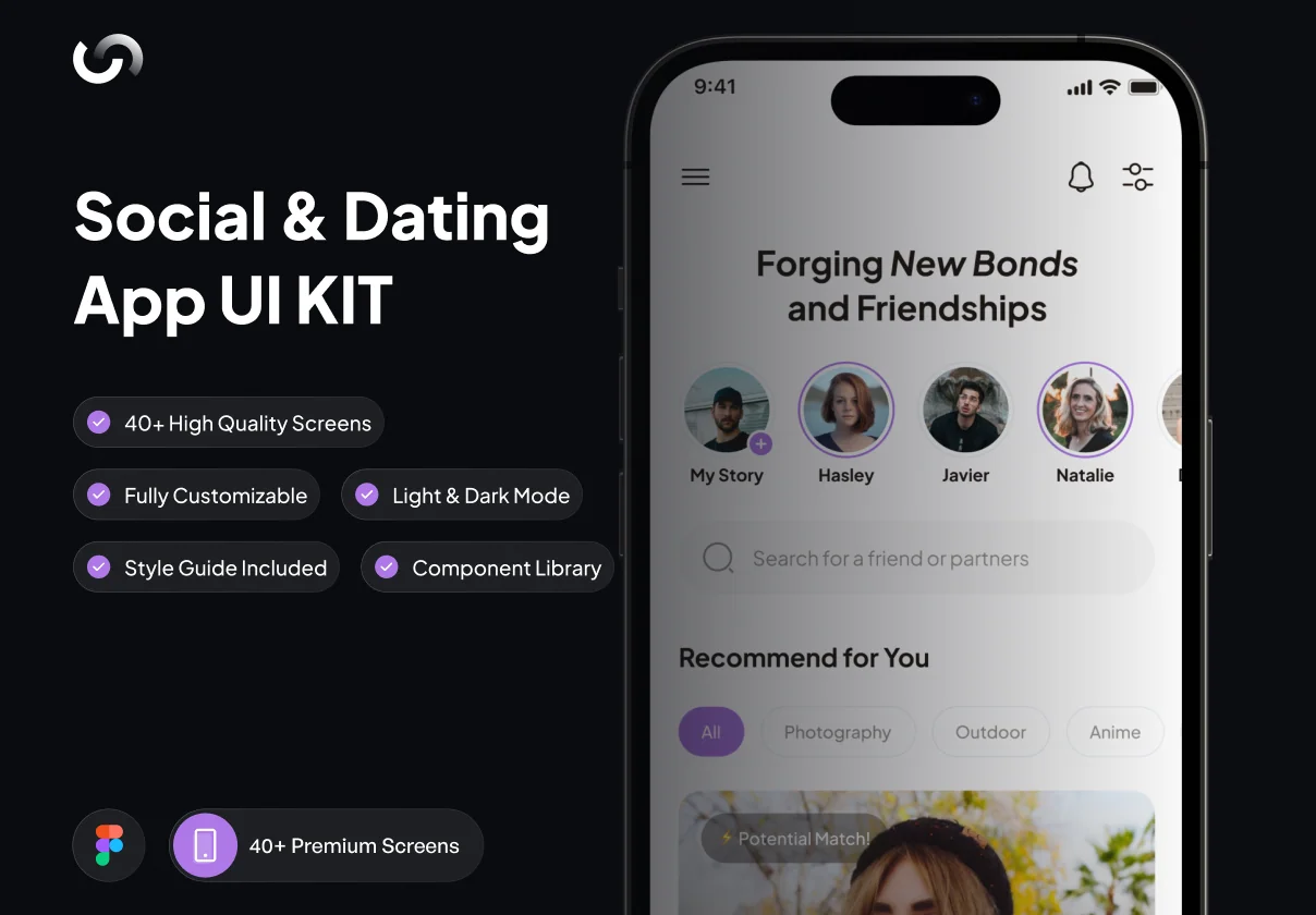Heact – Dating Apps UI Kit
