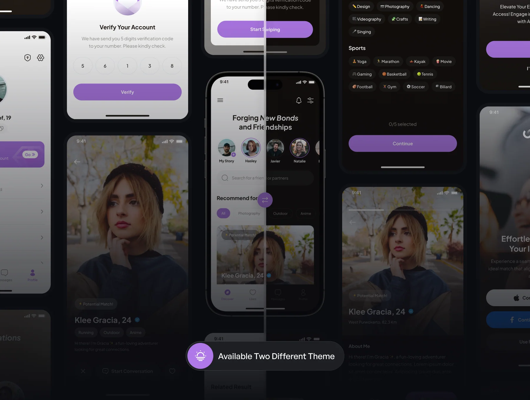 Heact – Dating Apps UI Kit 5