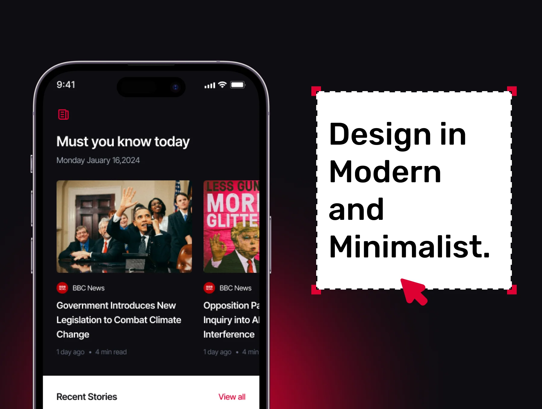 HeadNews - Modern Mobile News Premium App UI Kit 5