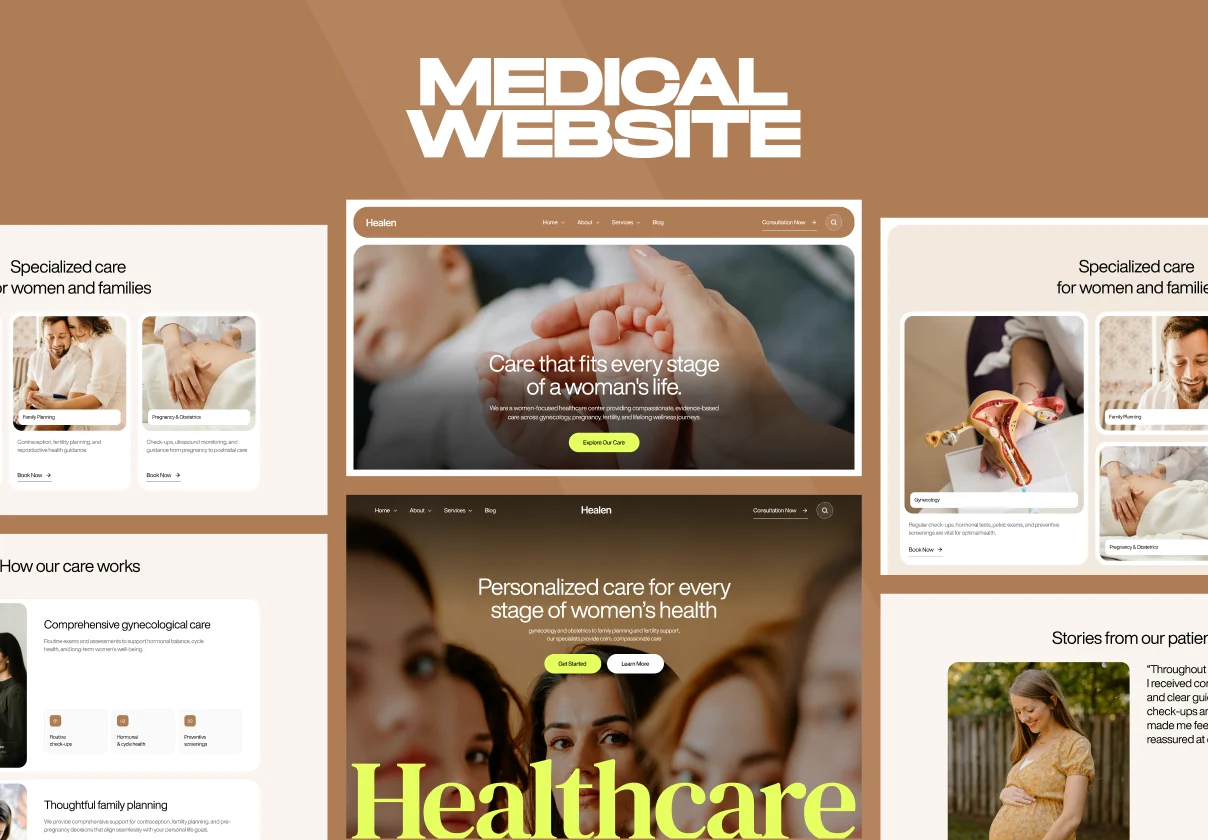 Healen - Wellness Website