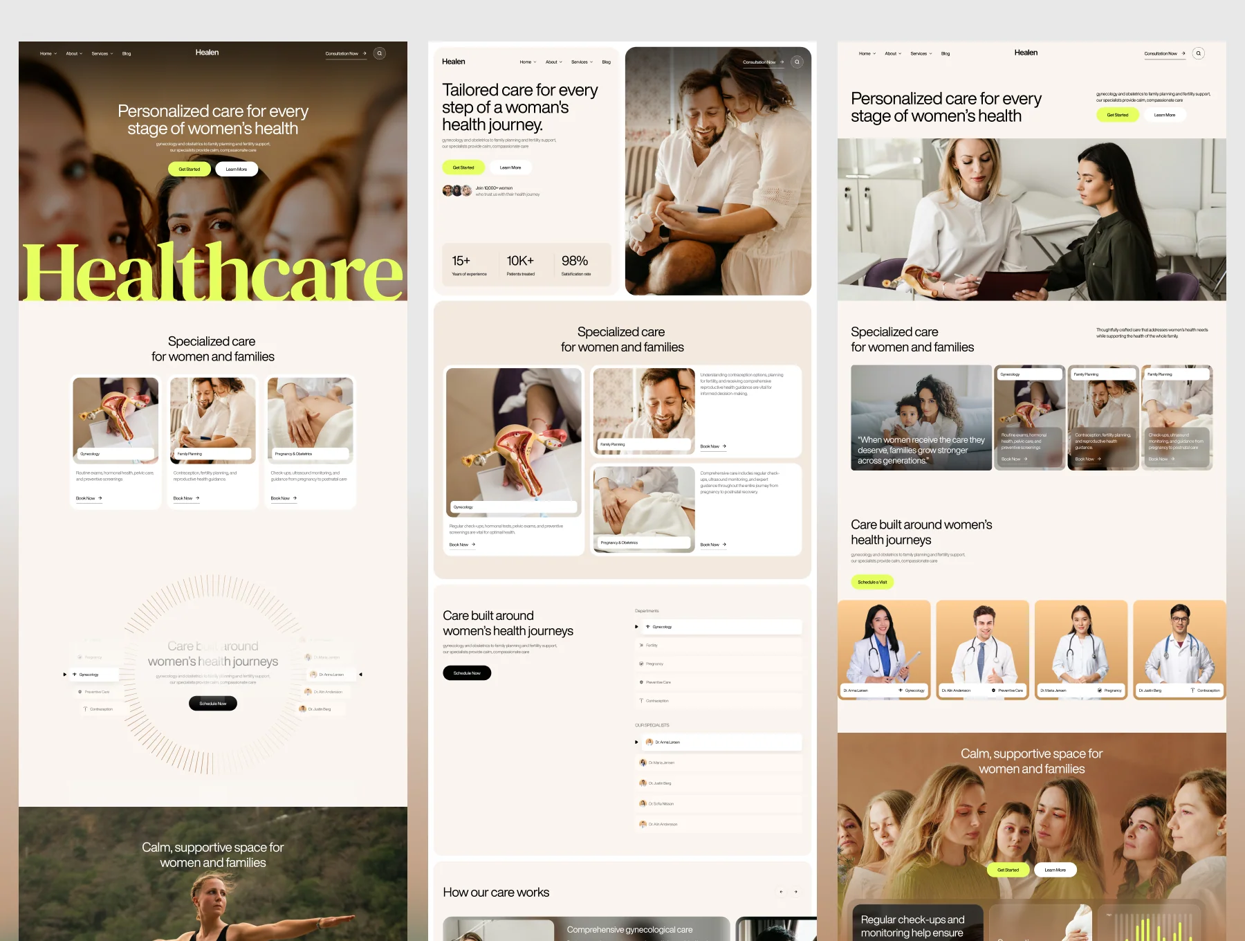 Healen - Wellness Website