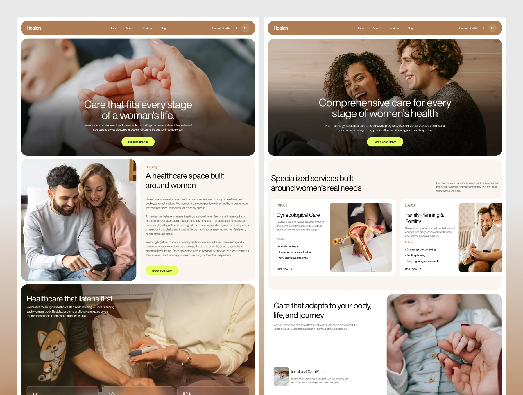 Healen - Wellness Website 2