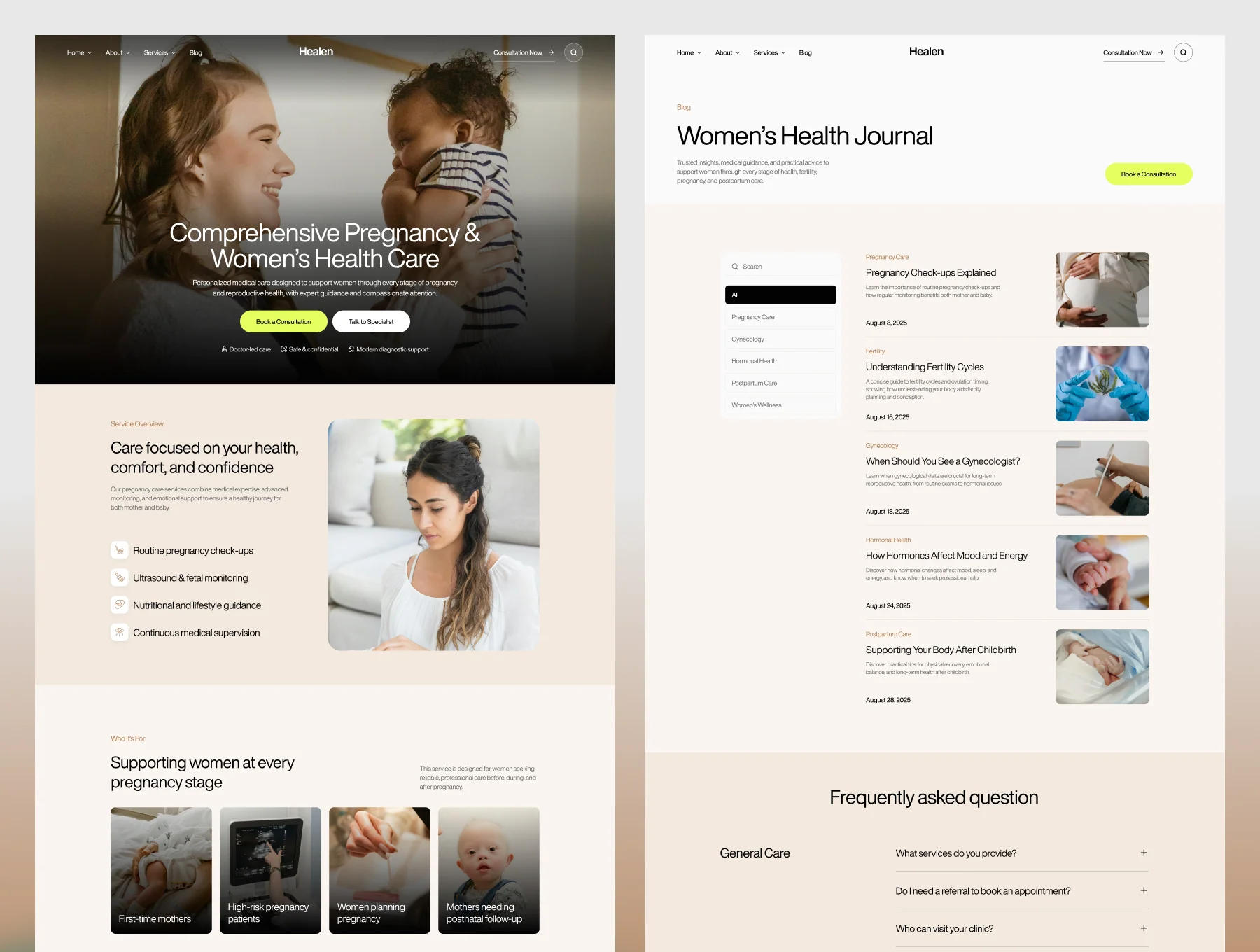 Healen - Wellness Website 4