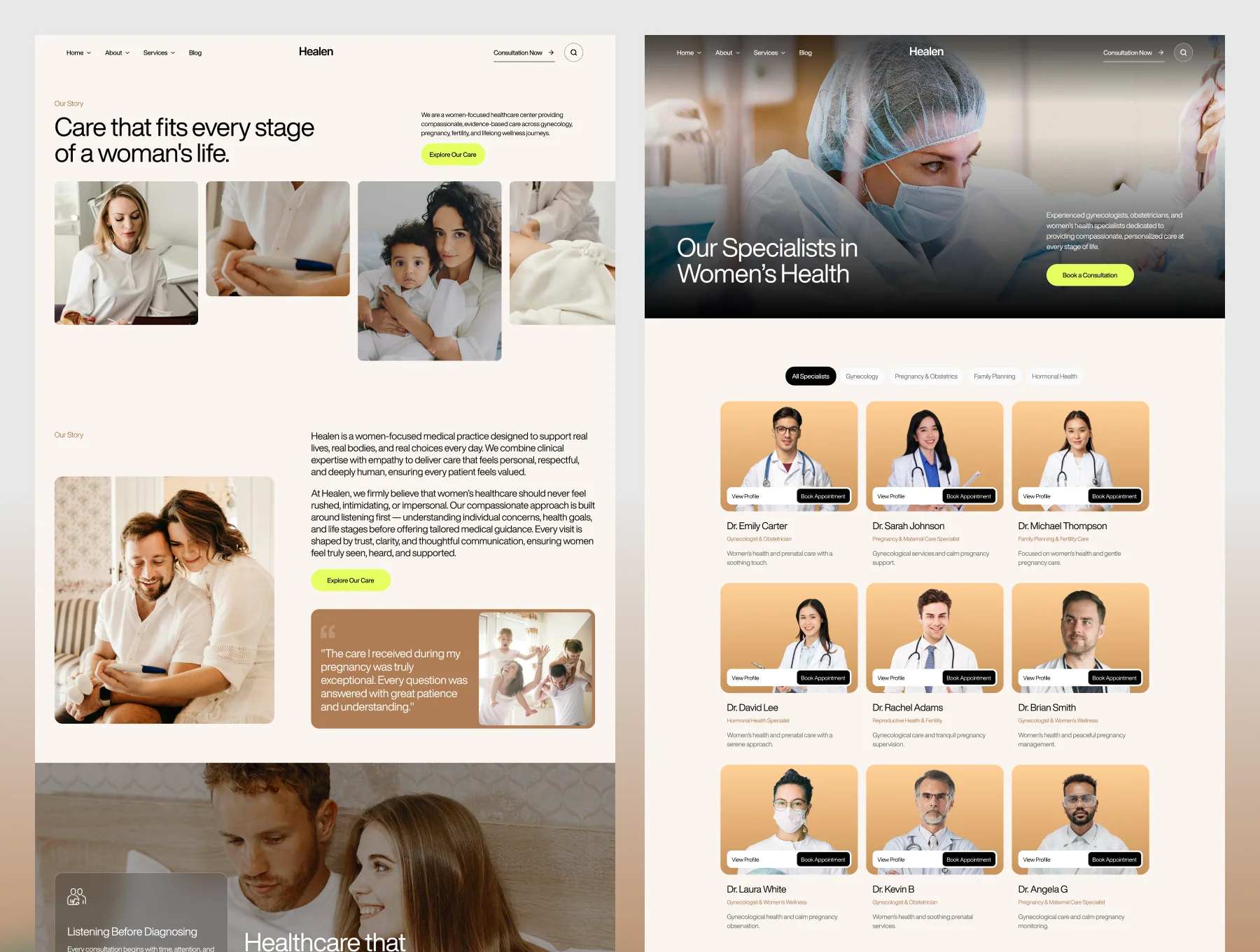 Healen - Wellness Website 5