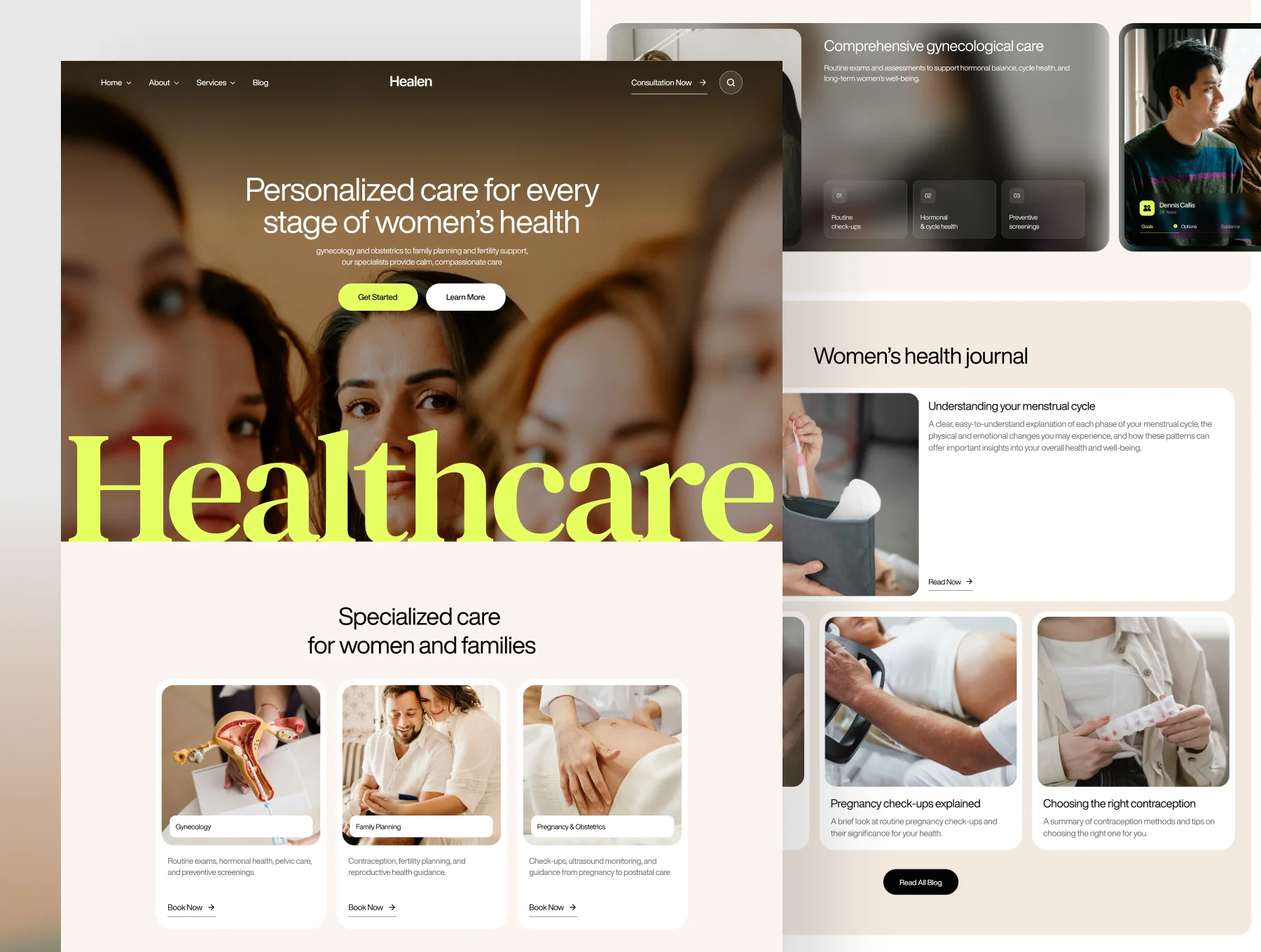 Healen - Wellness Website 6