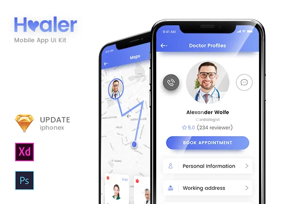 Healer UI Kit