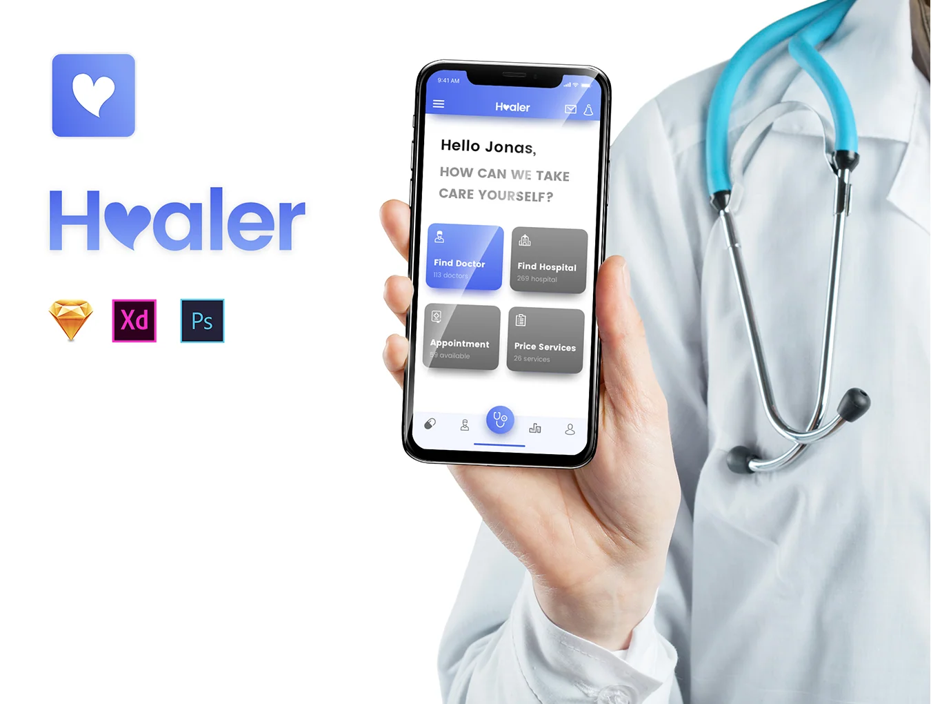 Healer UI Kit
