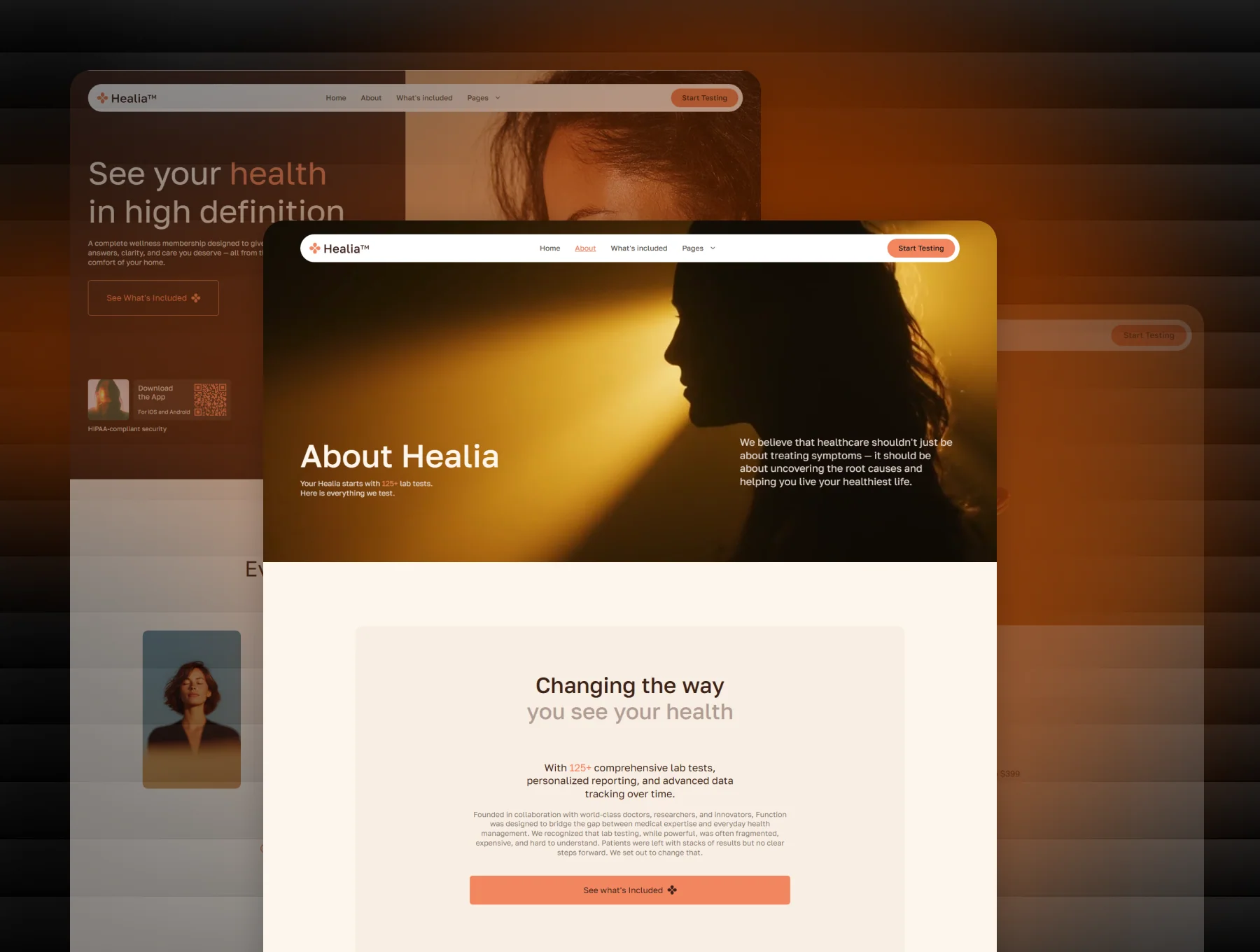 Healia - Medical & Healthcare Tailwind CSS 4 & Figma Website Template 3