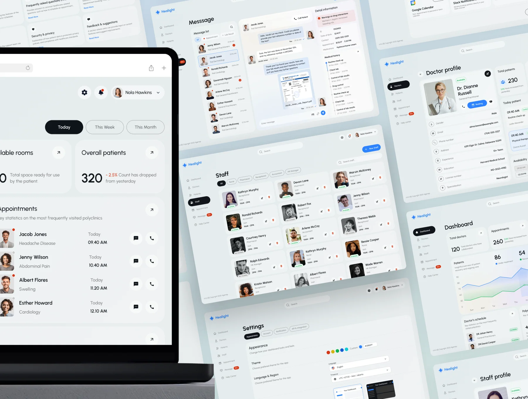Healight - Multipurpose SAAS Management Dashboard Kit 2