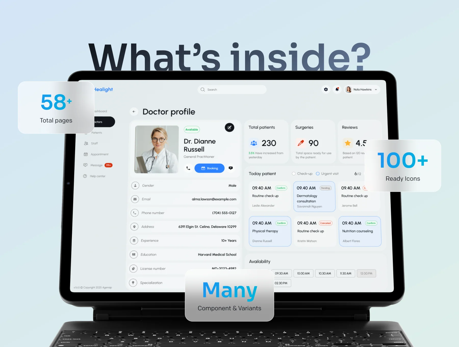 Healight - Multipurpose SAAS Management Dashboard Kit 4