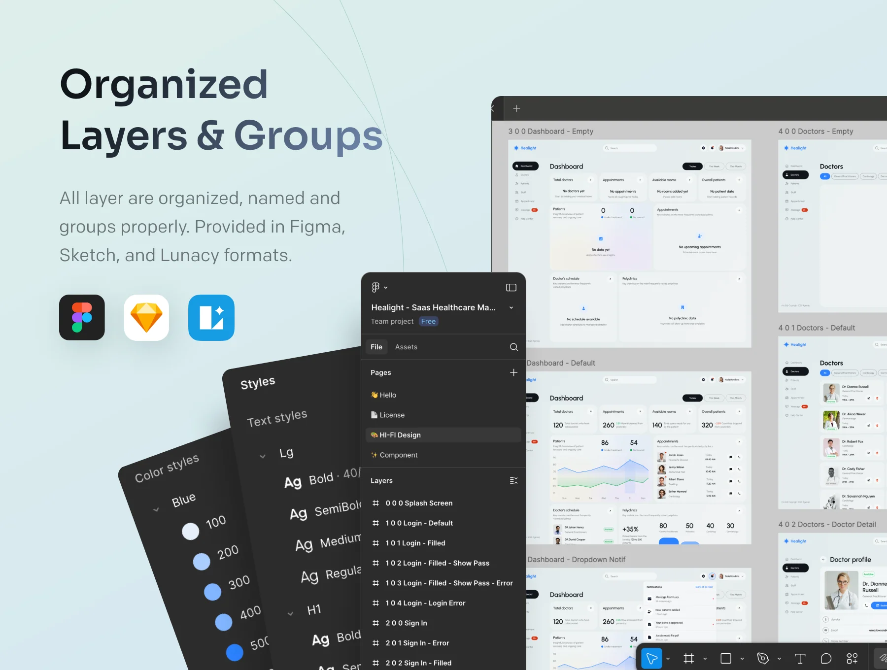Healight - Multipurpose SAAS Management Dashboard Kit 8
